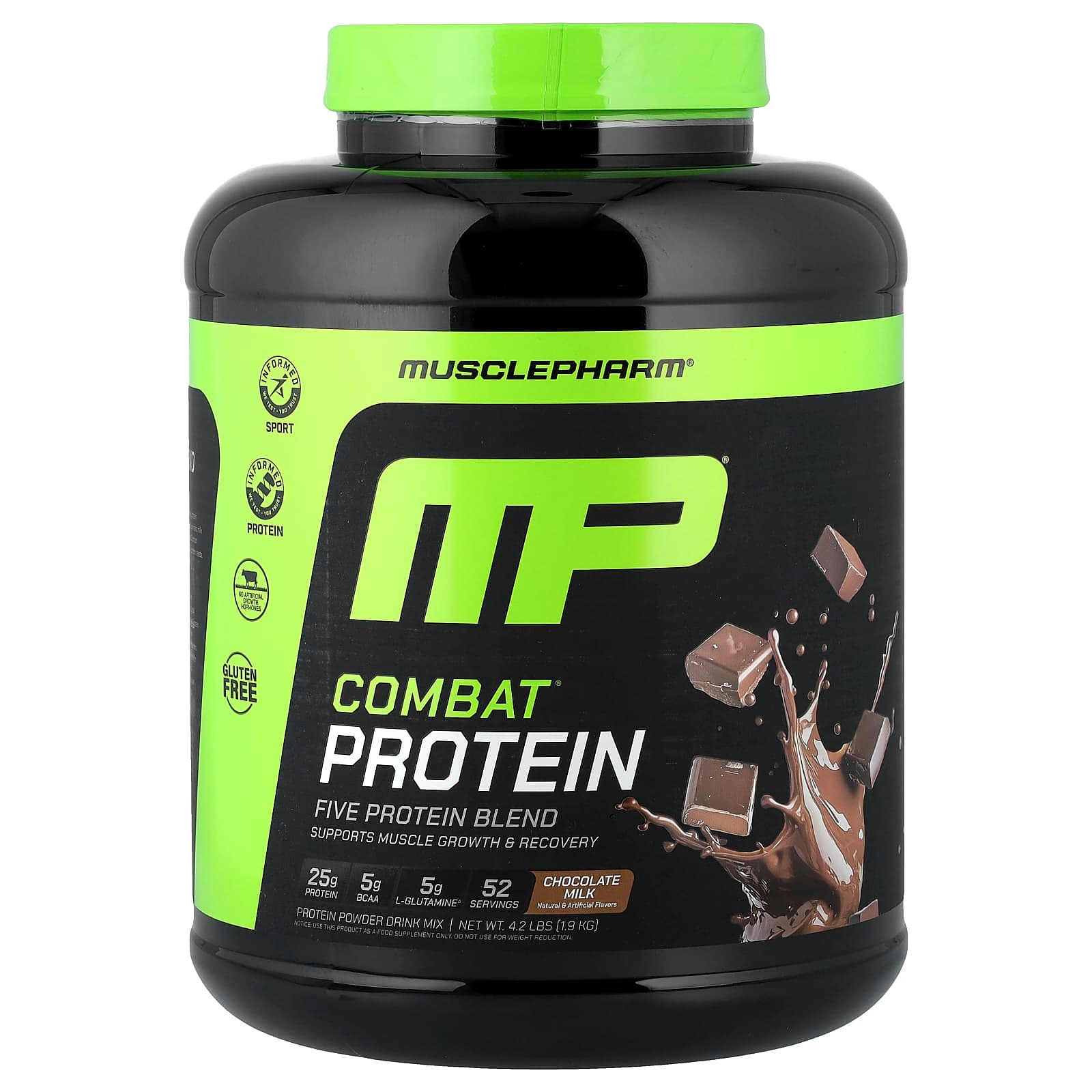 MusclePharm Combat Protein Powder – Chocolate Milk – 1,9 kg de MusclePharm