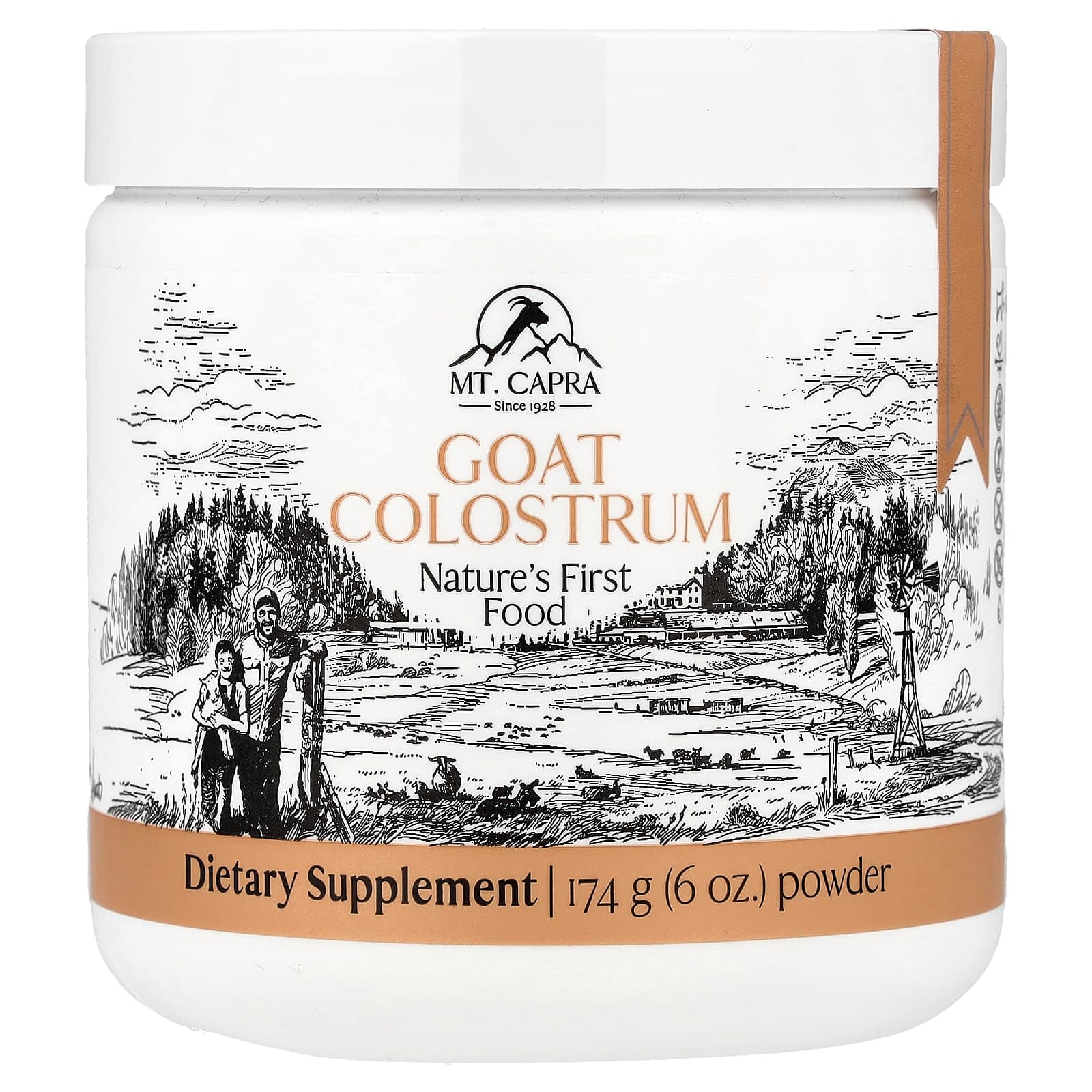 Mt. Capra Goat Colostrum Powder – 174 g de Mt. Capra
