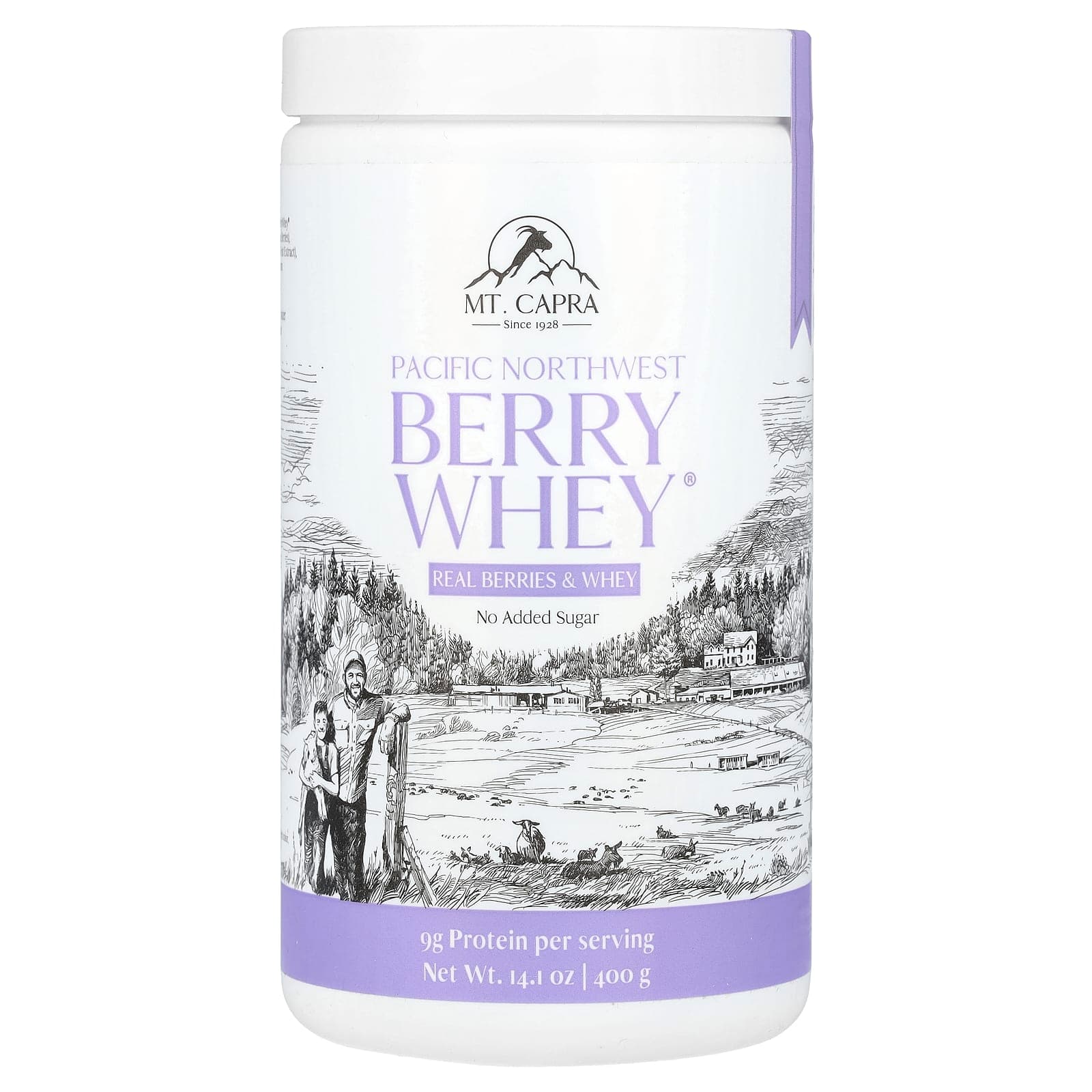 Mt. Capra Pacific Northwest Berry Whey – Pacific Northwest Berry Whey – 400 g de Mt. Capra