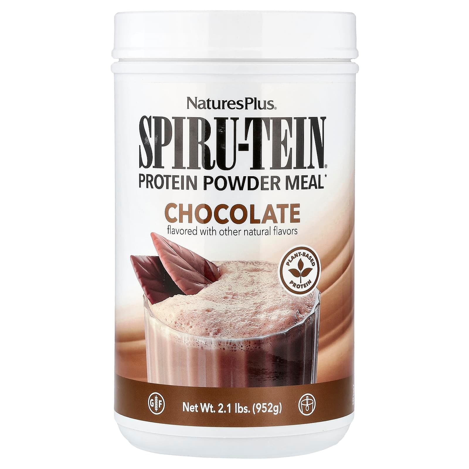 NaturesPlus Spiru-Tein, Protein Powder Meal – Chocolate – 952 g de NaturesPlus