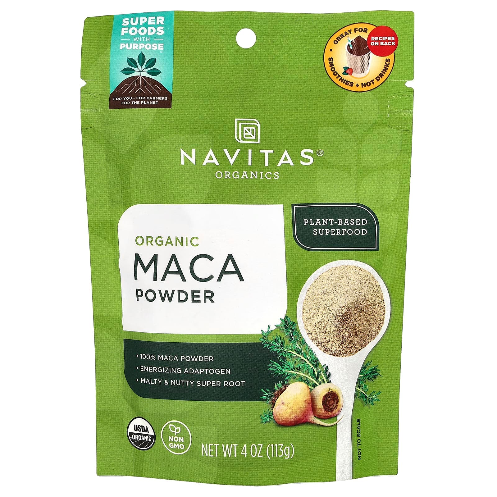 Navitas Organics Organic Maca Powder – 113 g de Navitas Organics
