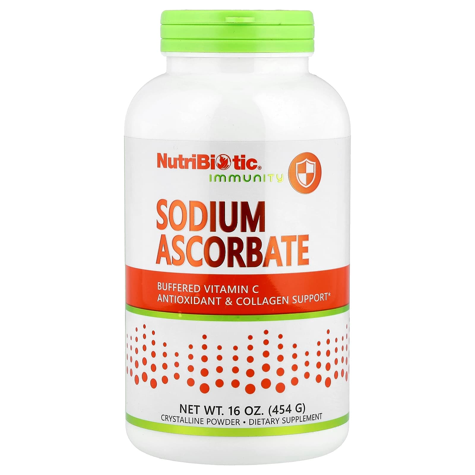 NutriBiotic Immunity, Sodium Ascorbate, Crystalline Powder – 454 g de NutriBiotic
