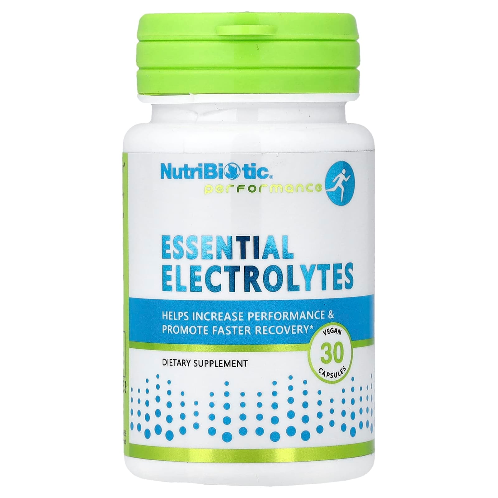 NutriBiotic Performance, Essential Electrolytes – 30 gélules véganes de NutriBiotic