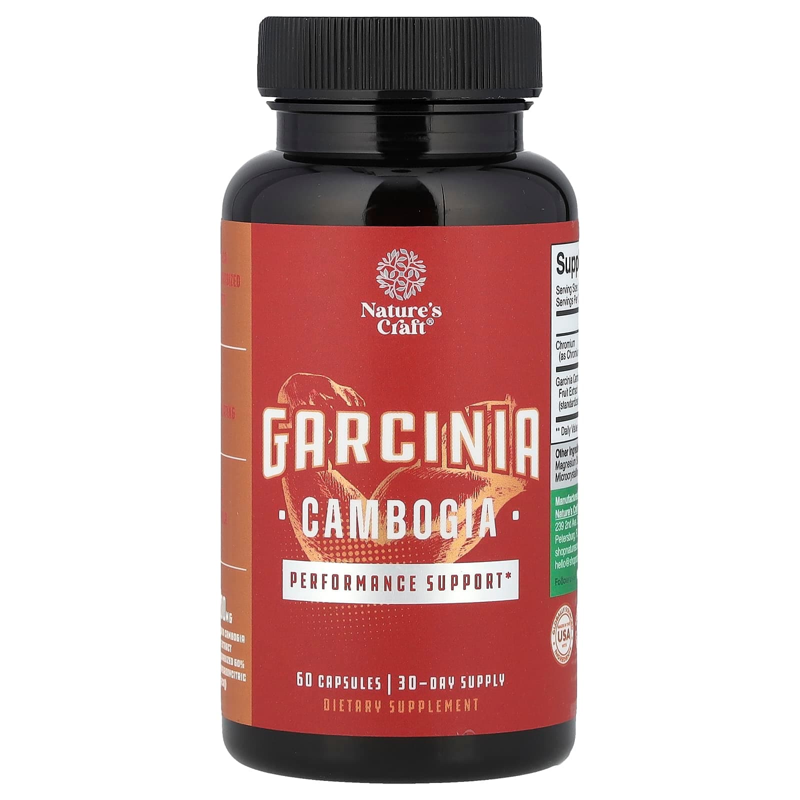 Nature's Craft Garcinia Cambogia – 60 gélules de Nature's Craft