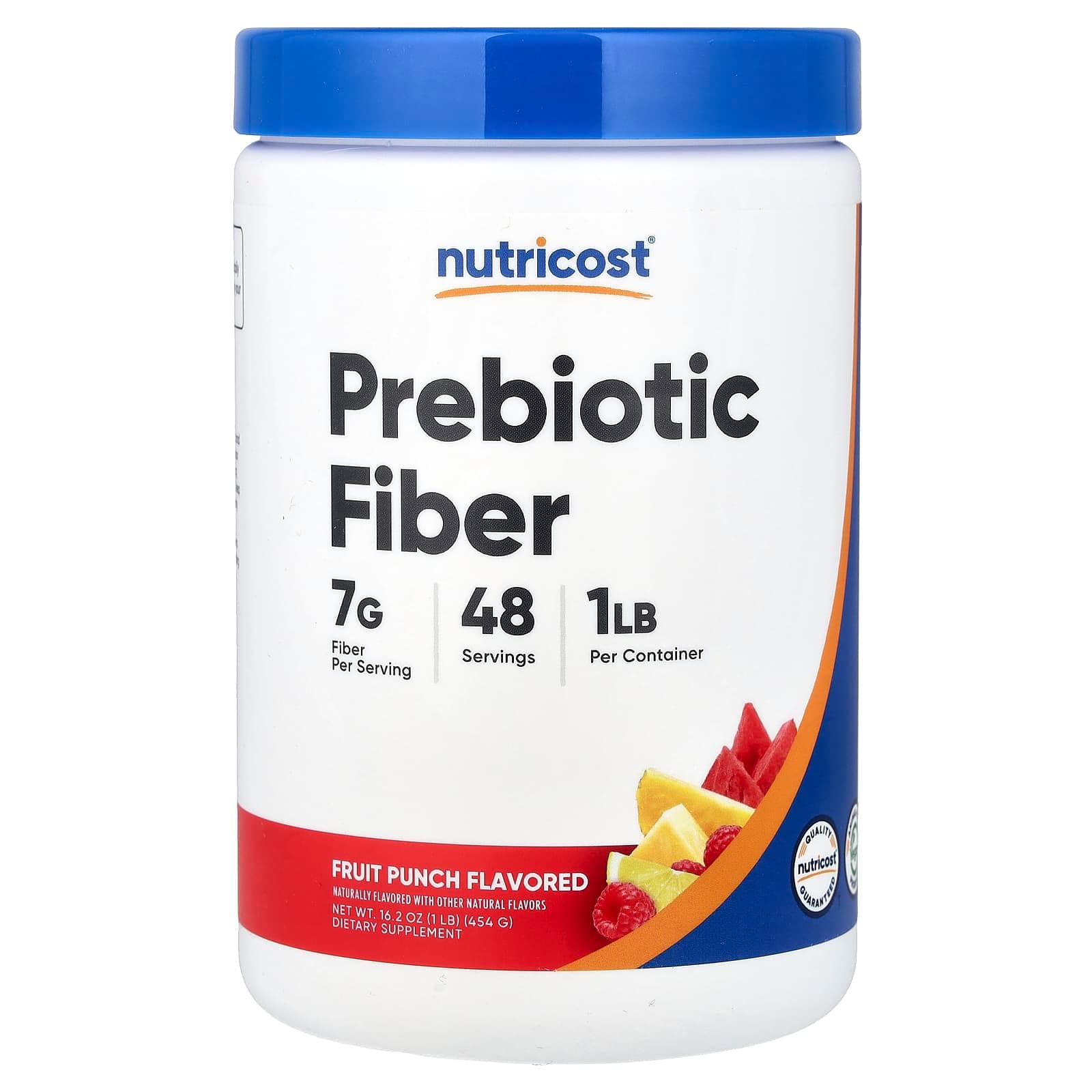 Nutricost Prebiotic Fiber – Fruit Punch – 454 g de Nutricost