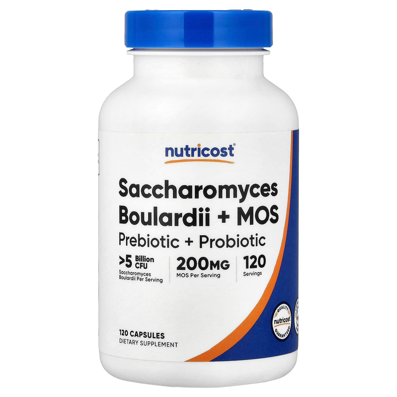 Nutricost Saccharomyces Boulardii + MOS – 120 gélules de Nutricost