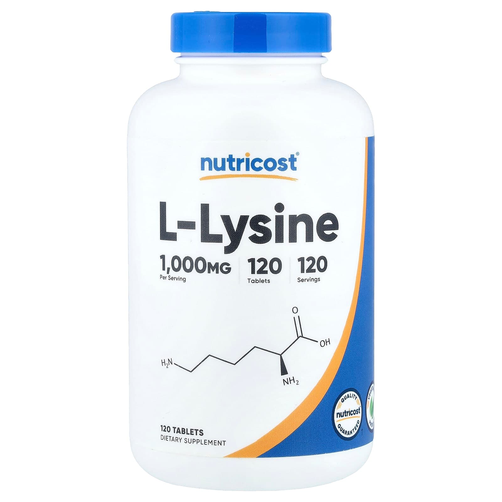 Nutricost L-Lysine – 120 comprimés de Nutricost