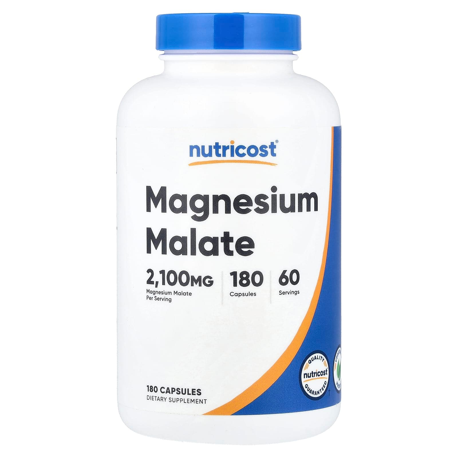 Nutricost Magnesium Malate – 180 gélules de Nutricost