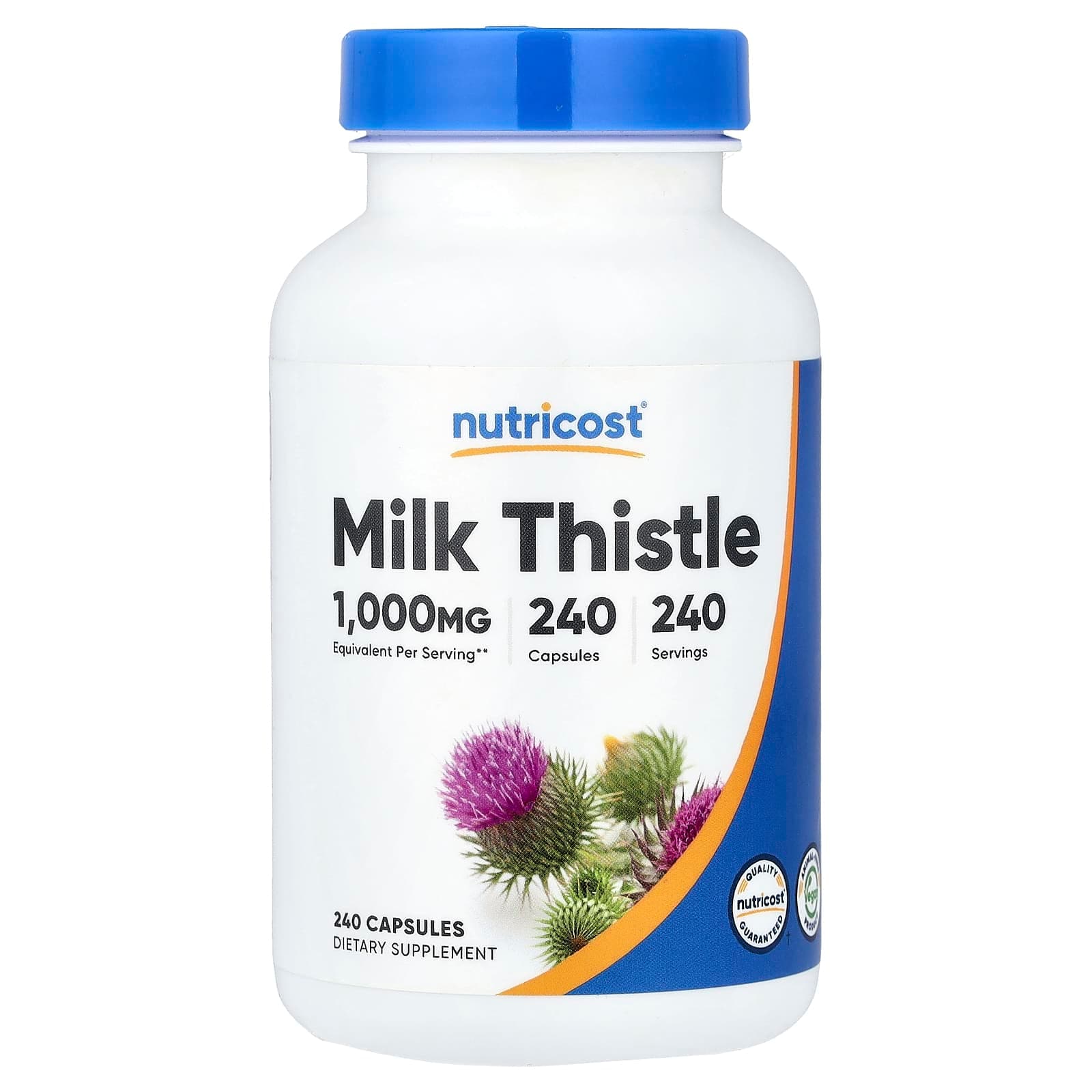 Nutricost Milk Thistle – 240 gélules de Nutricost
