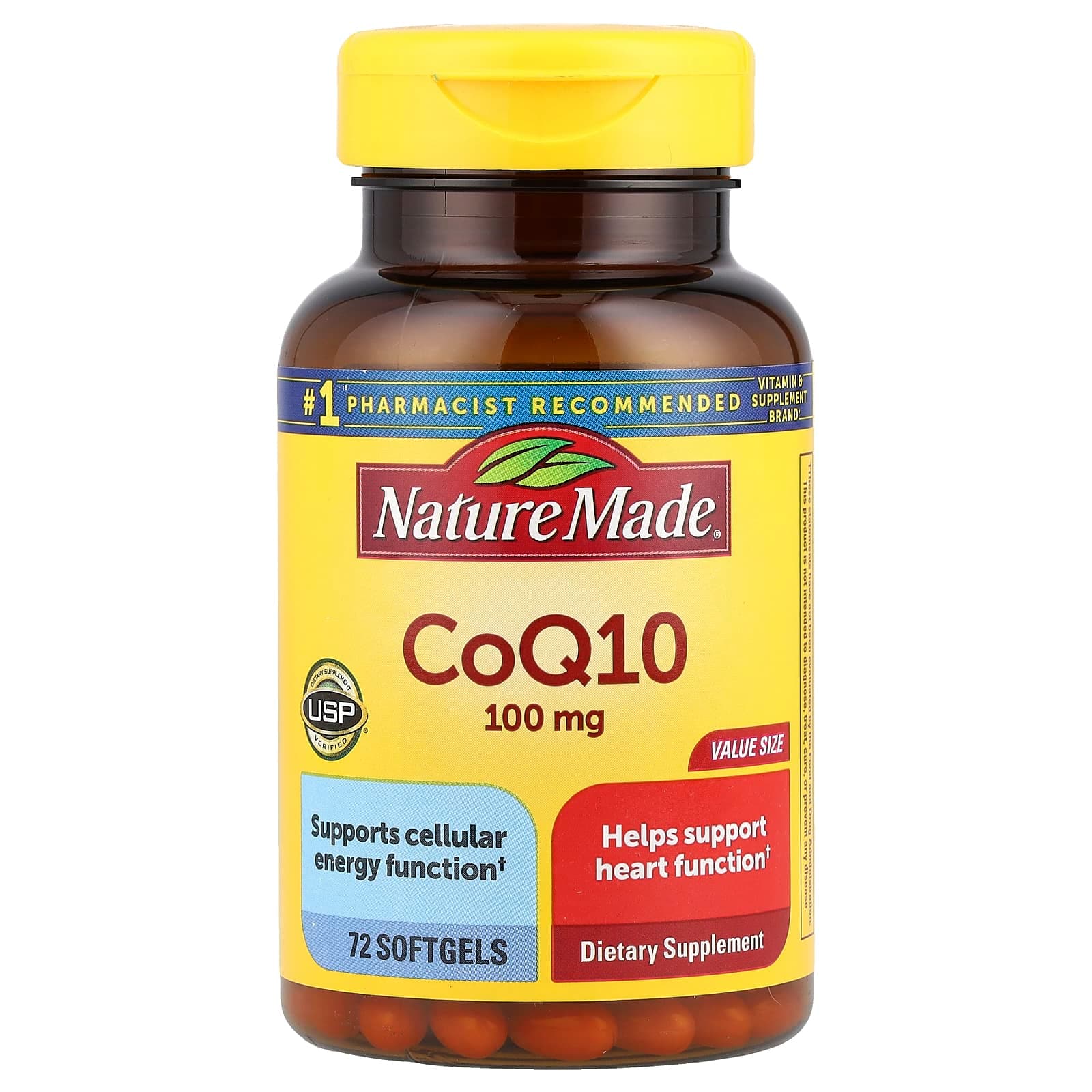 Nature Made CoQ10 – 72 capsules molles de Nature Made