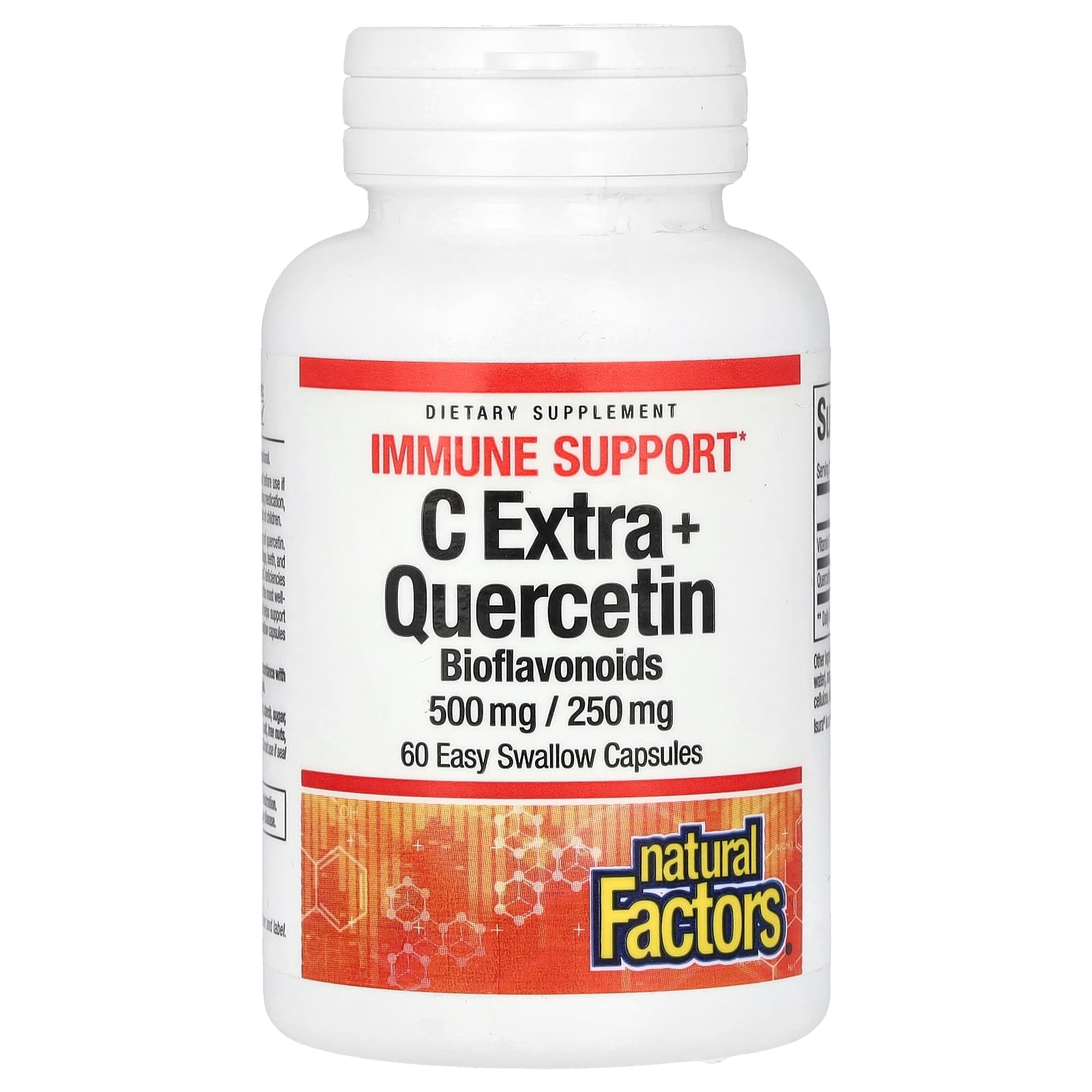 Natural Factors C Extra + Quercetin – 500 mg de Natural Factors