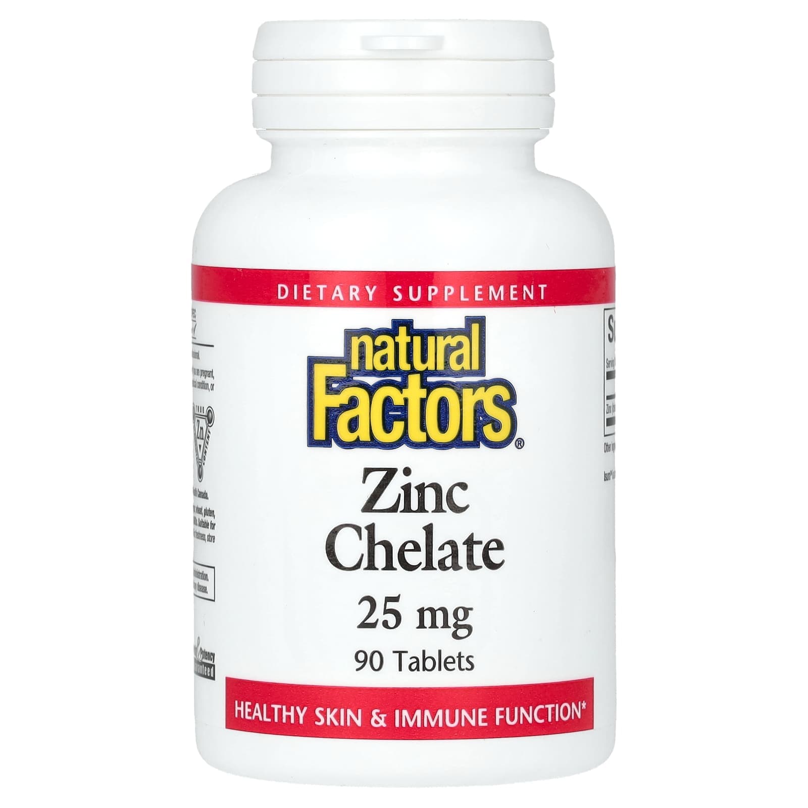 Natural Factors Zinc Chelate – 90 comprimés de Natural Factors
