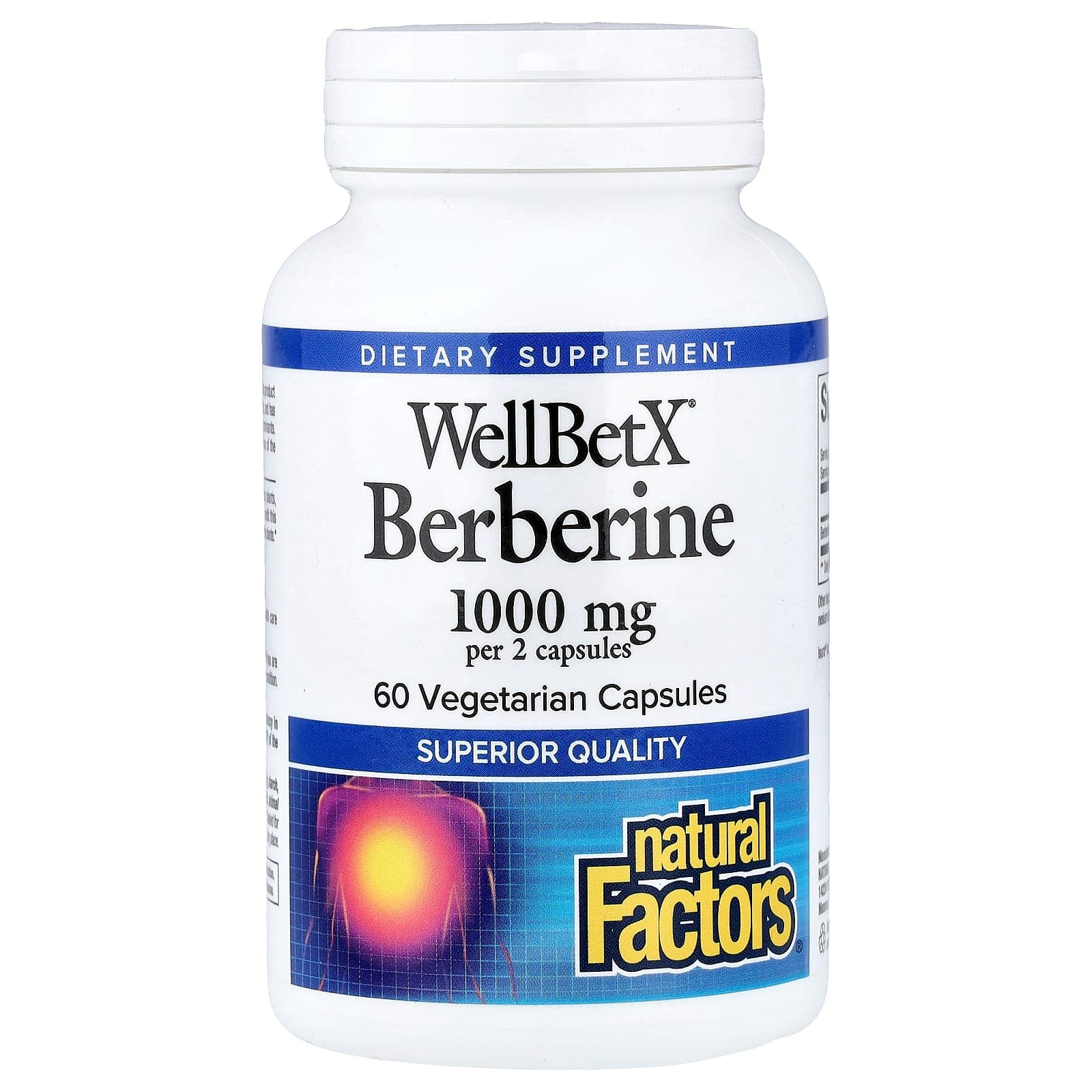 Natural Factors WellBetX Berberine – 60 gélules végétales de Natural Factors