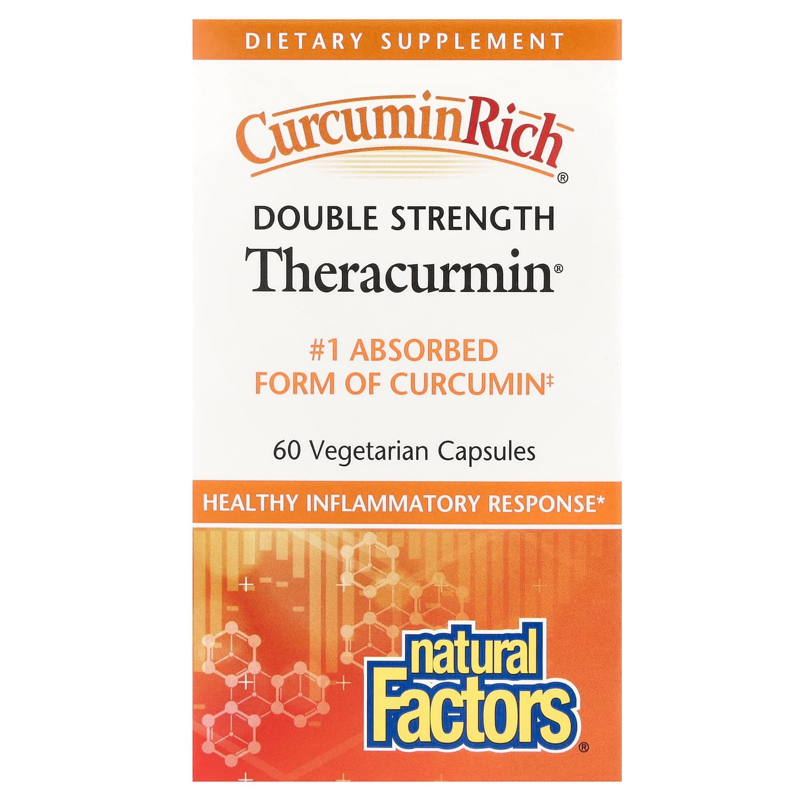 Natural Factors CurcuminRich, Theracurmin – 60 gélules végétales de Natural Factors