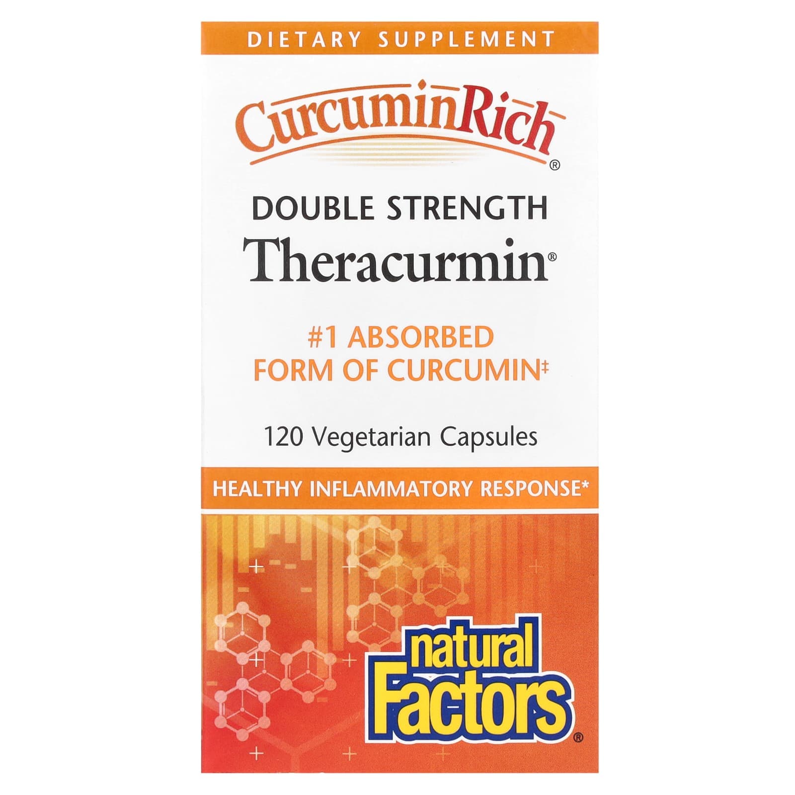 Natural Factors CurcuminRich, Theracurmin – 120 gélules végétales de Natural Factors