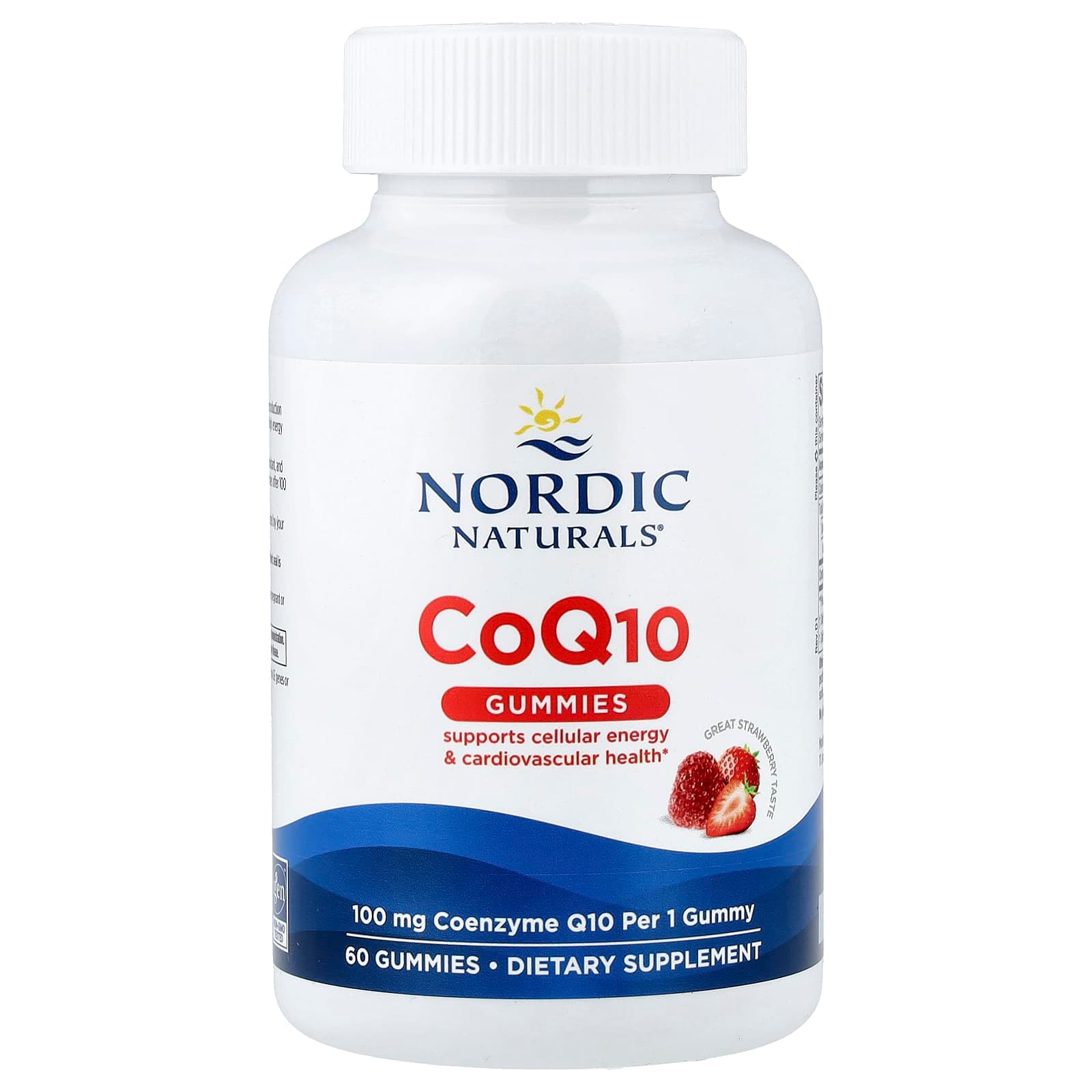 Nordic Naturals CoQ10 Gummies – Strawberry – 10 gommes de Nordic Naturals