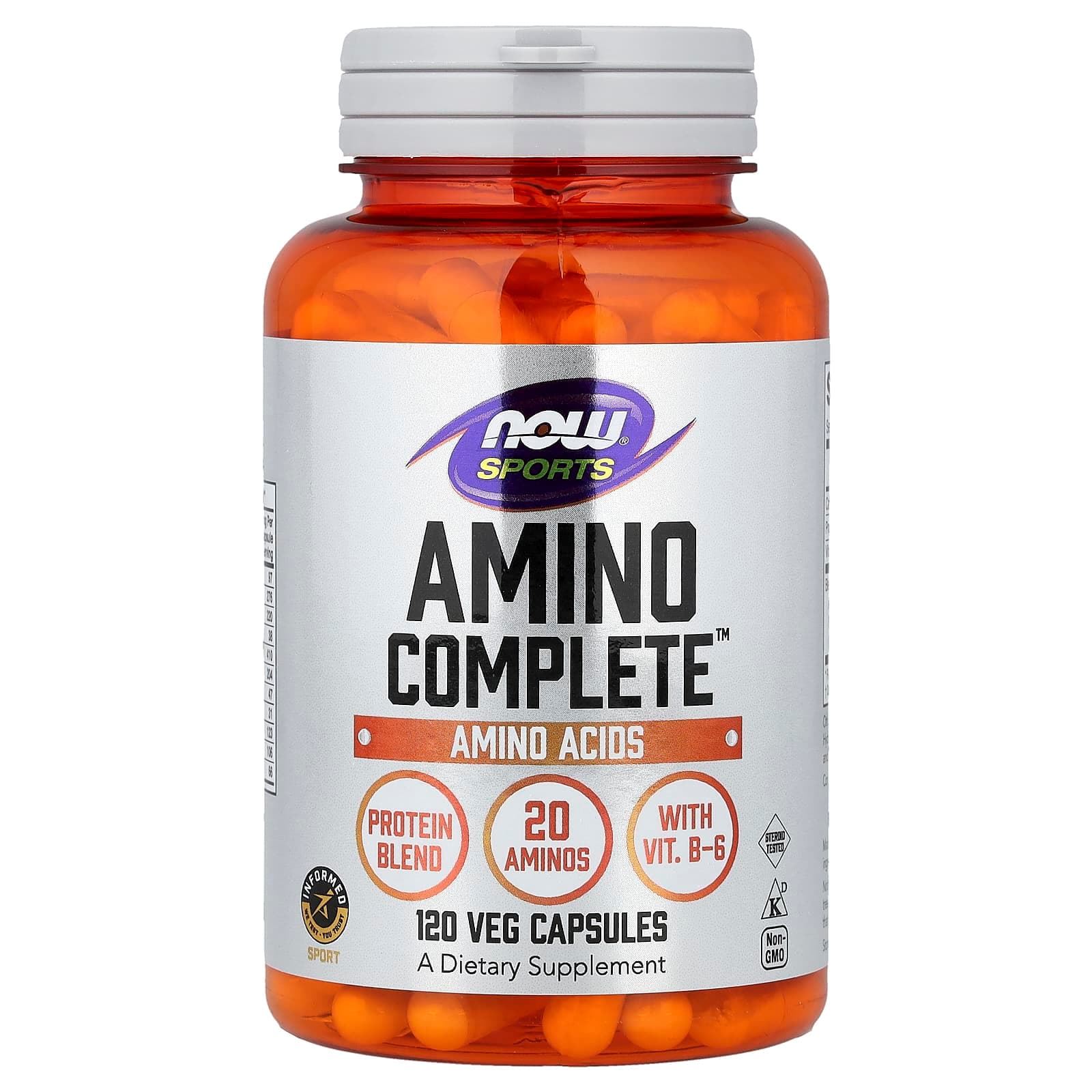 NOW Foods Sports, Amino Complete – 120 gélules végétales de NOW Foods