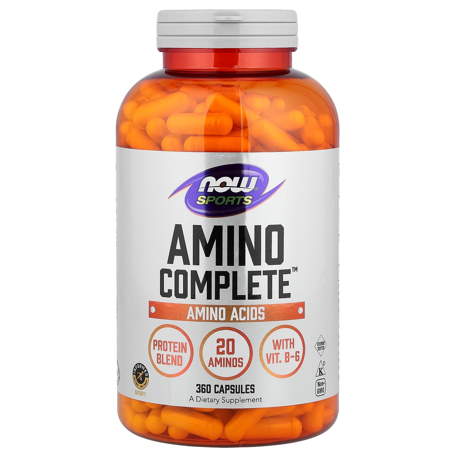 NOW Foods Sports, Amino Complete – 360 gélules de NOW Foods