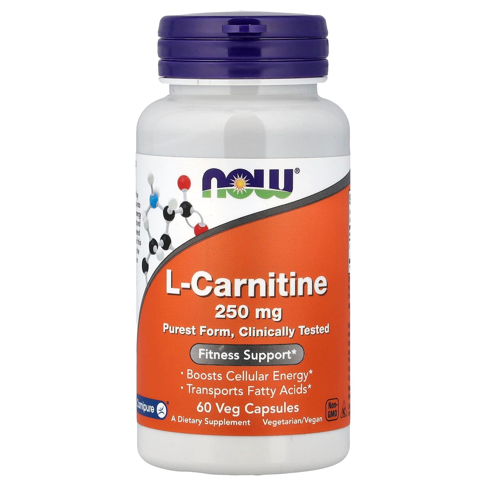 NOW Foods L-Carnitine – 60 gélules végétales de NOW Foods