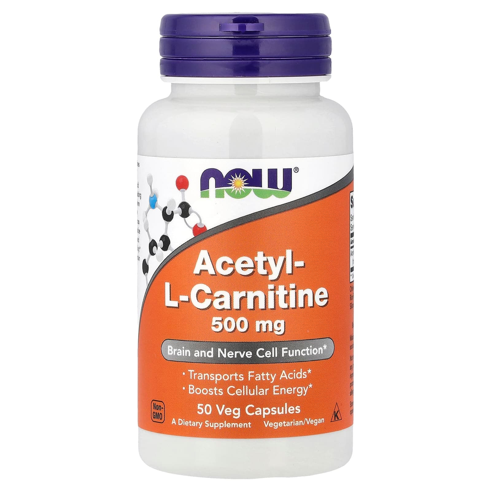 NOW Foods Acetyl-L- Carnitine – 50 gélules végétales de NOW Foods