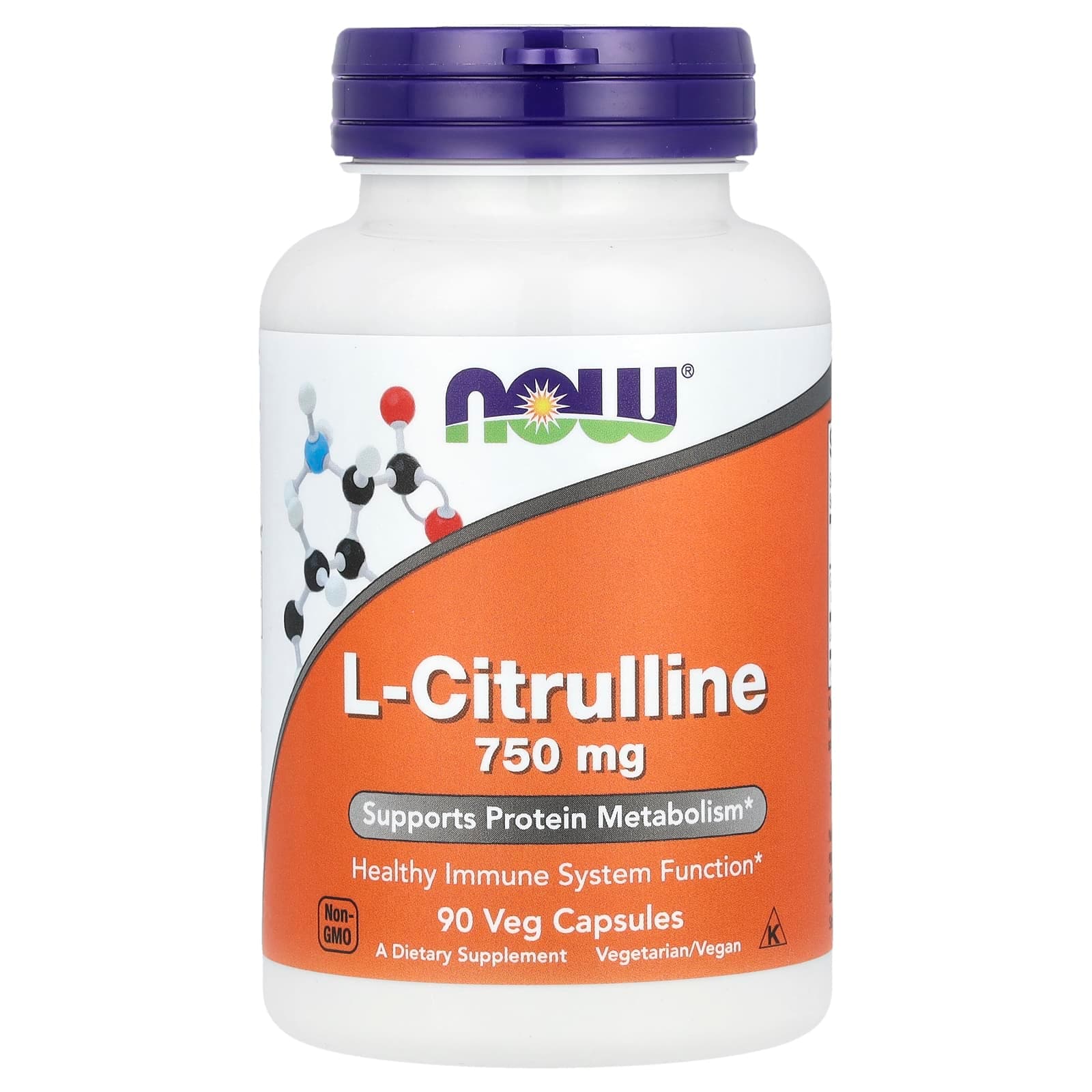 NOW Foods L-Citrulline – 90 gélules végétales de NOW Foods