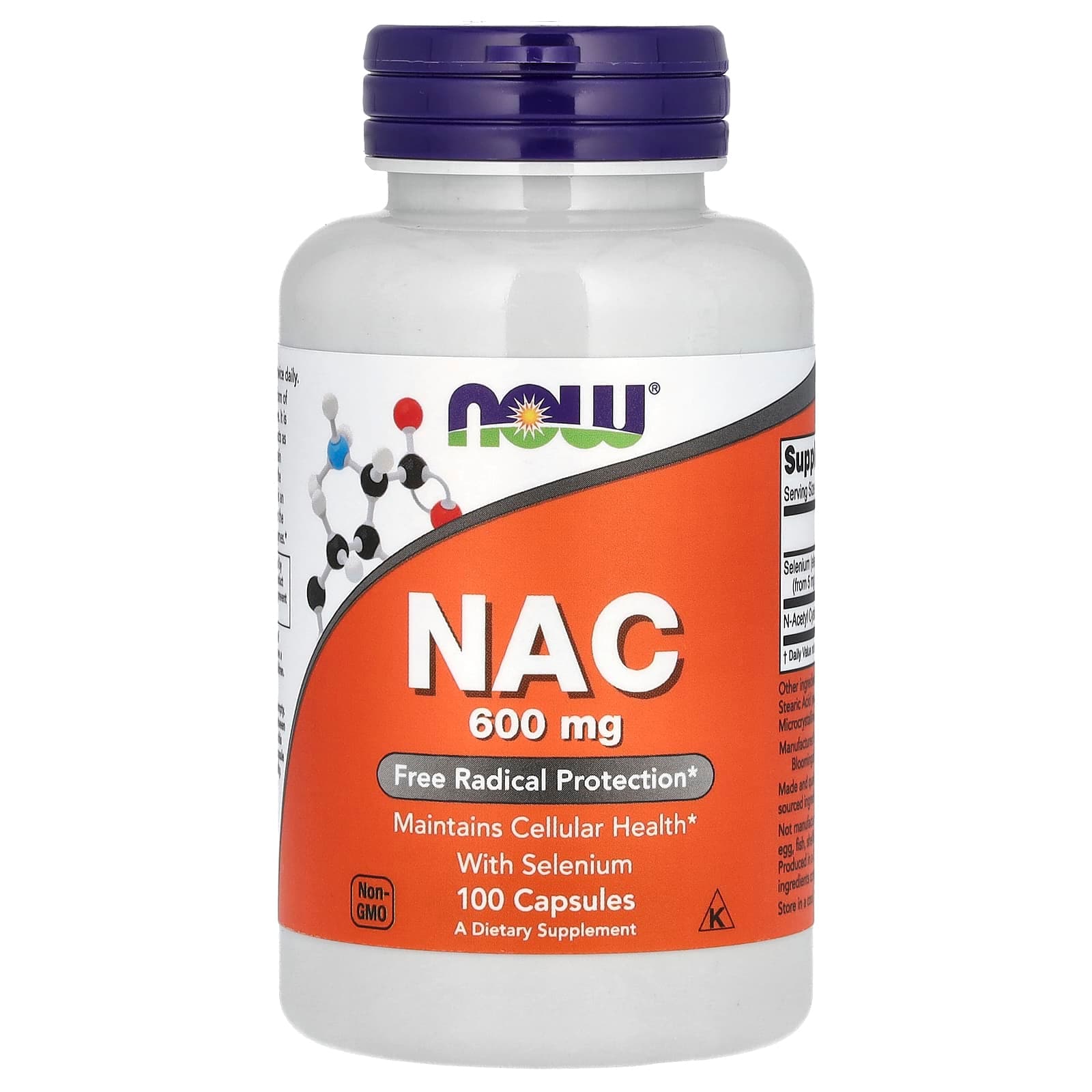 NOW Foods NAC With Selenium – 100 gélules de NOW Foods