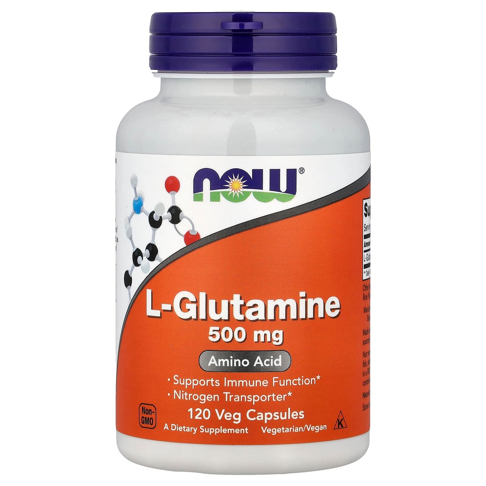 NOW Foods L-Glutamine – 120 gélules végétales de NOW Foods