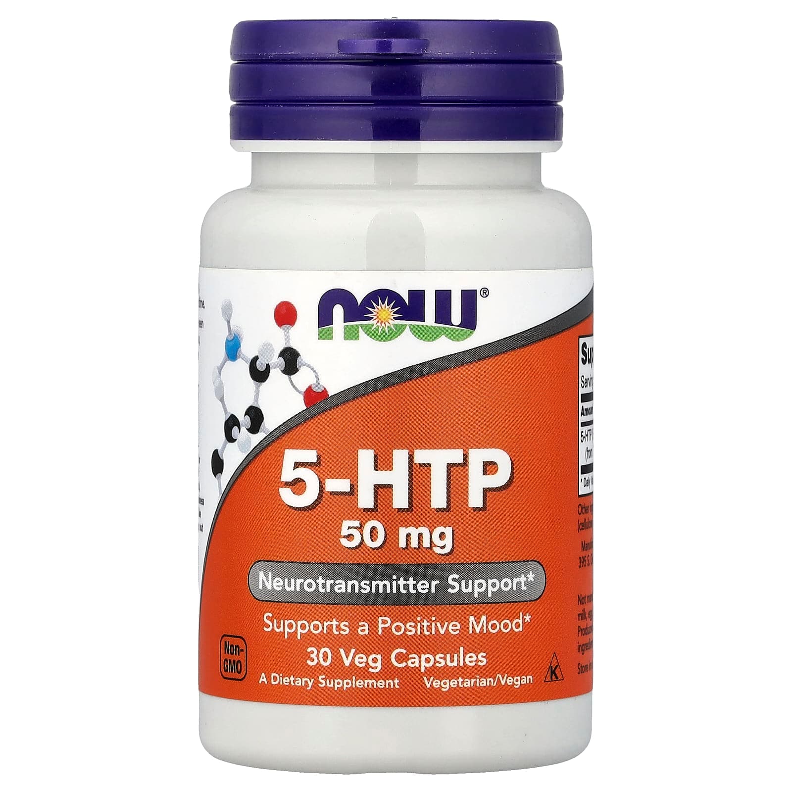 NOW Foods 5-HTP – 30 gélules végétales de NOW Foods