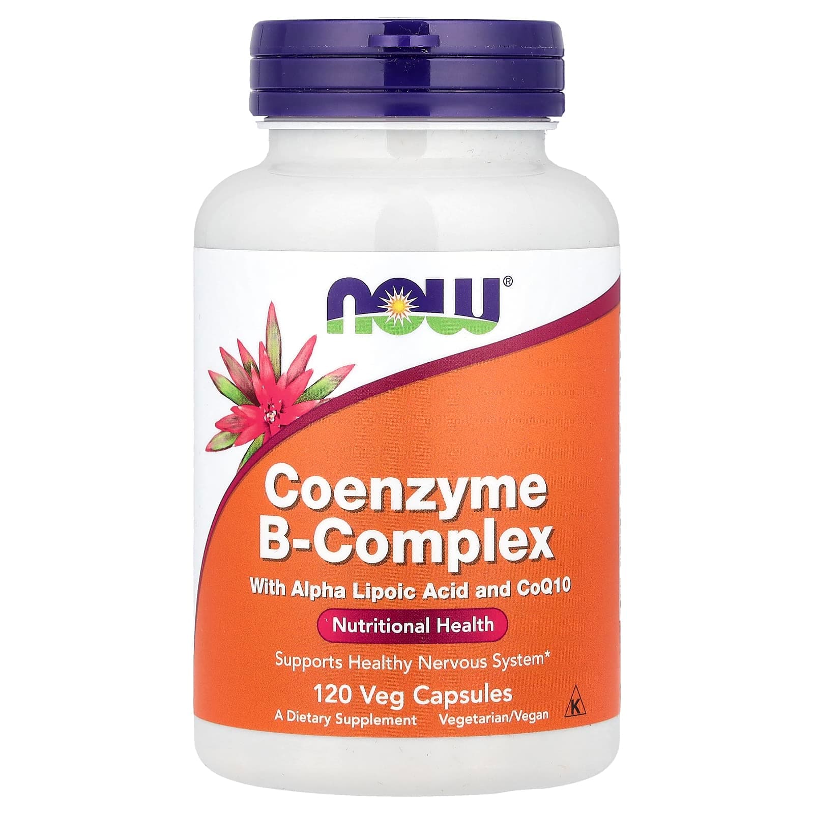 NOW Foods Coenzyme B-Complex With Alpha Lipoic Acid and CoQ10 – 120 gélules végétales de NOW Foods