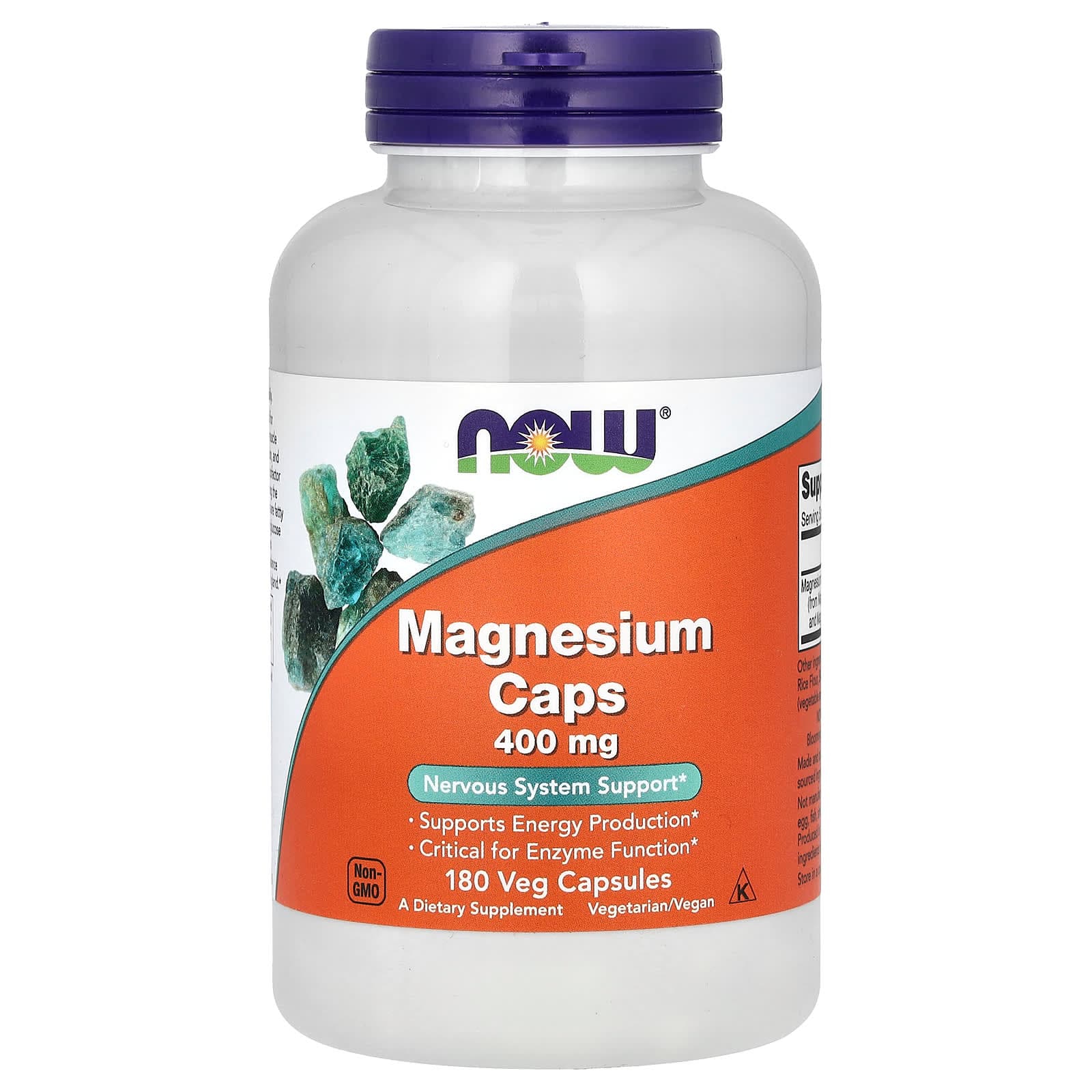 NOW Foods Magnesium Caps – 180 gélules végétales de NOW Foods