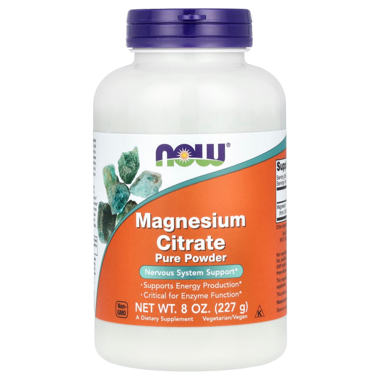 NOW Foods Magnesium Citrate Pure Powder – 227 g de NOW Foods