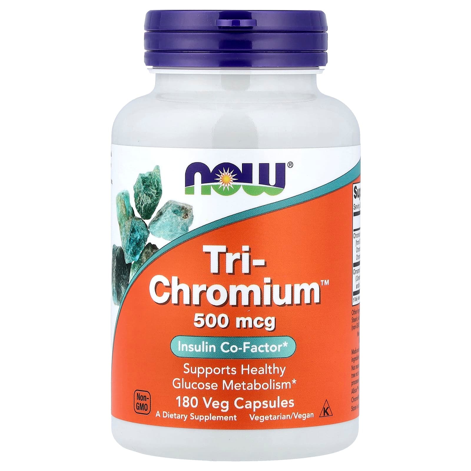 NOW Foods Tri-Chromium – 180 gélules végétales de NOW Foods