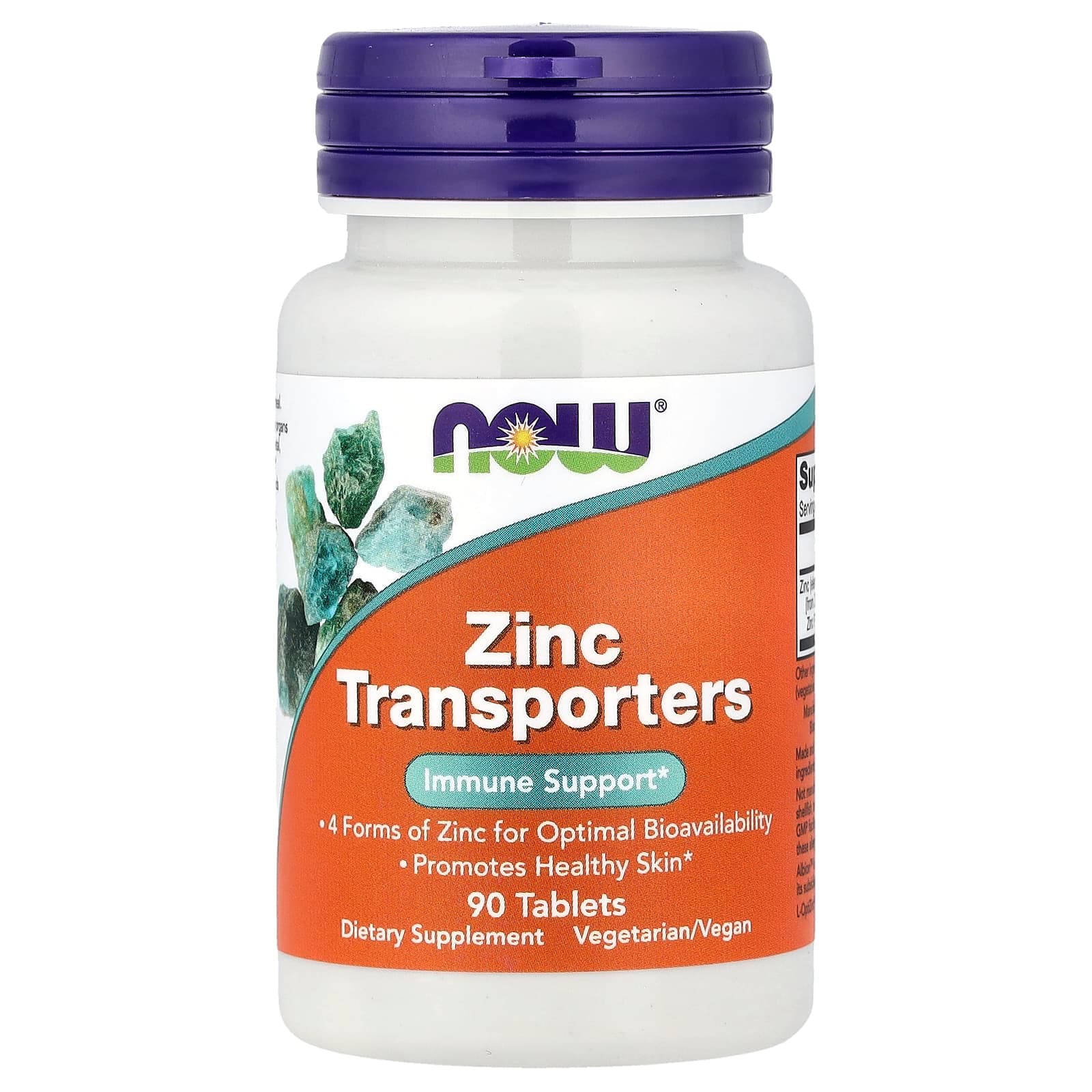 NOW Foods Zinc Transporters – 90 comprimés de NOW Foods
