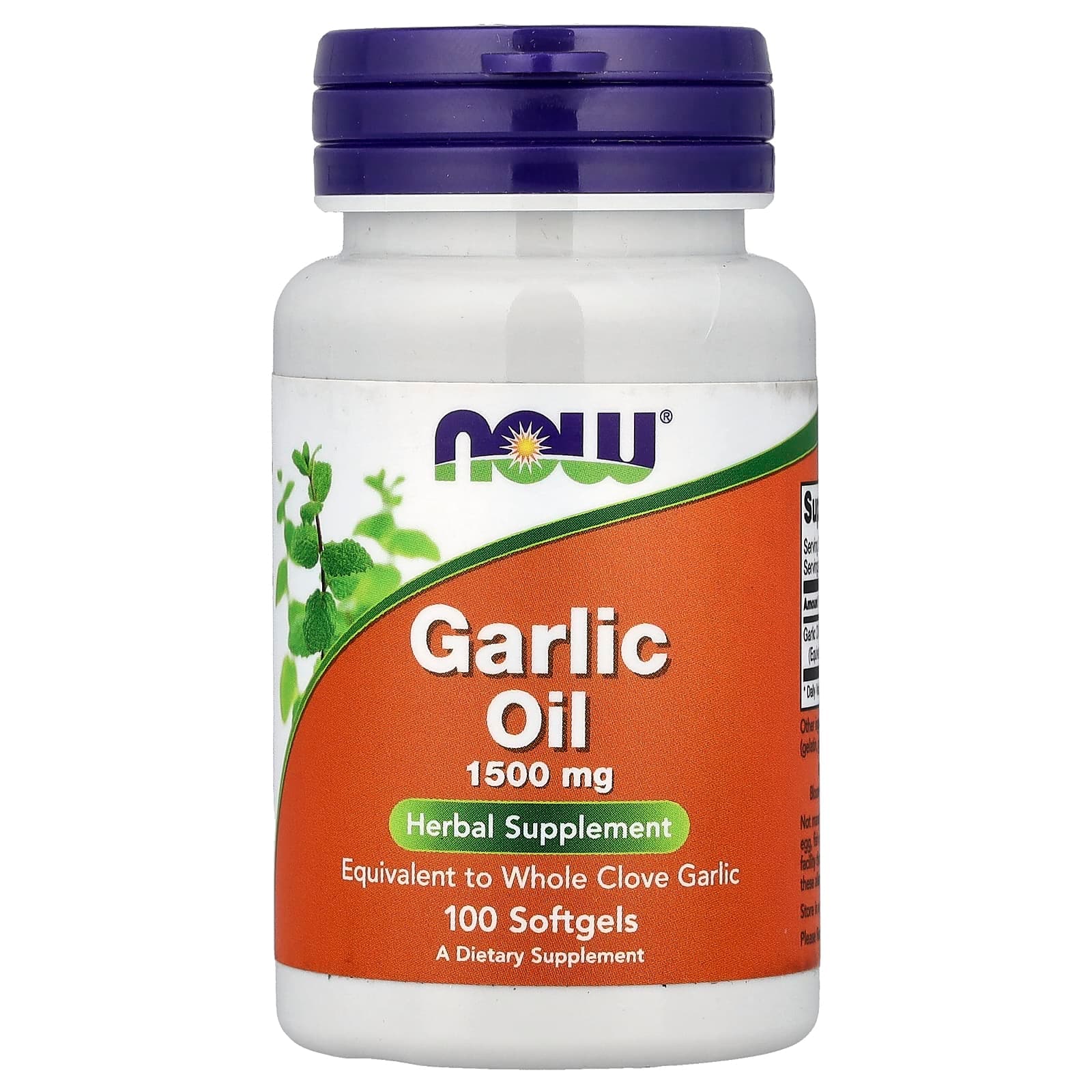 NOW Foods Garlic Oil – 100 capsules molles de NOW Foods