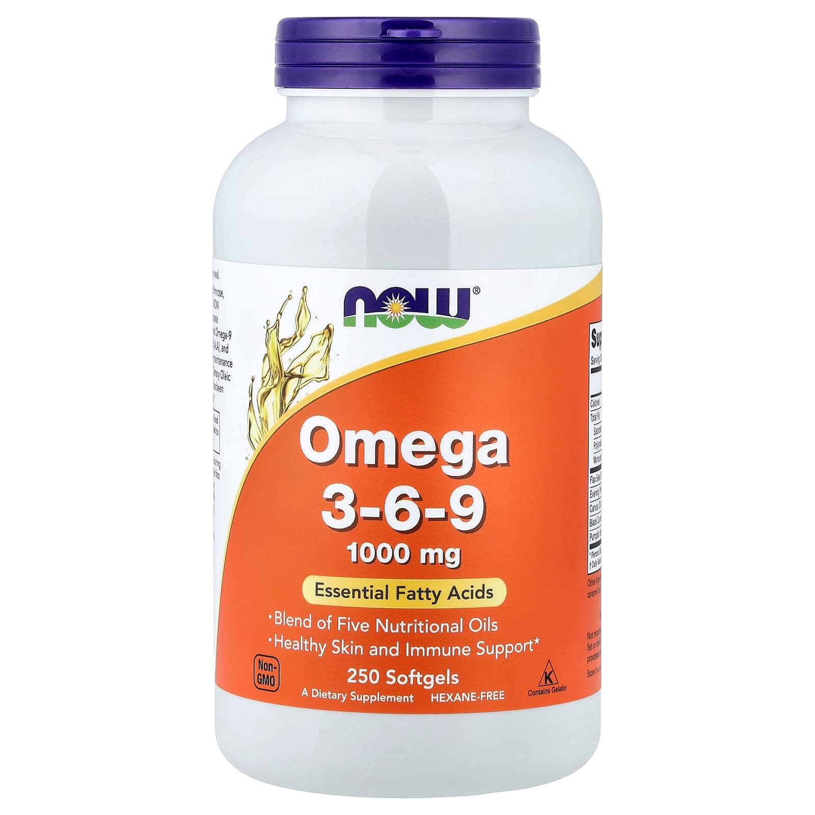 NOW Foods Omega 3-6-9 – 250 capsules molles de NOW Foods