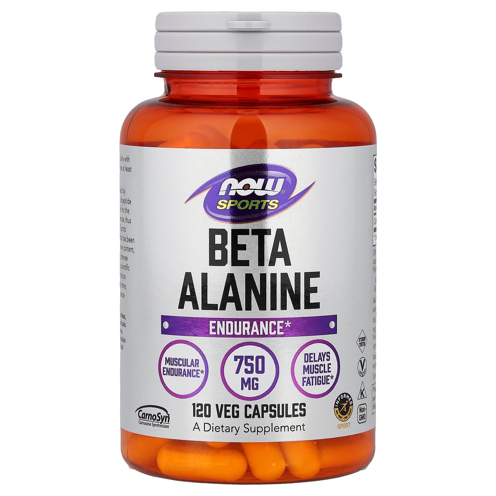 NOW Foods Sports, Beta-Alanine, Endurance – 120 gélules végétales de NOW Foods