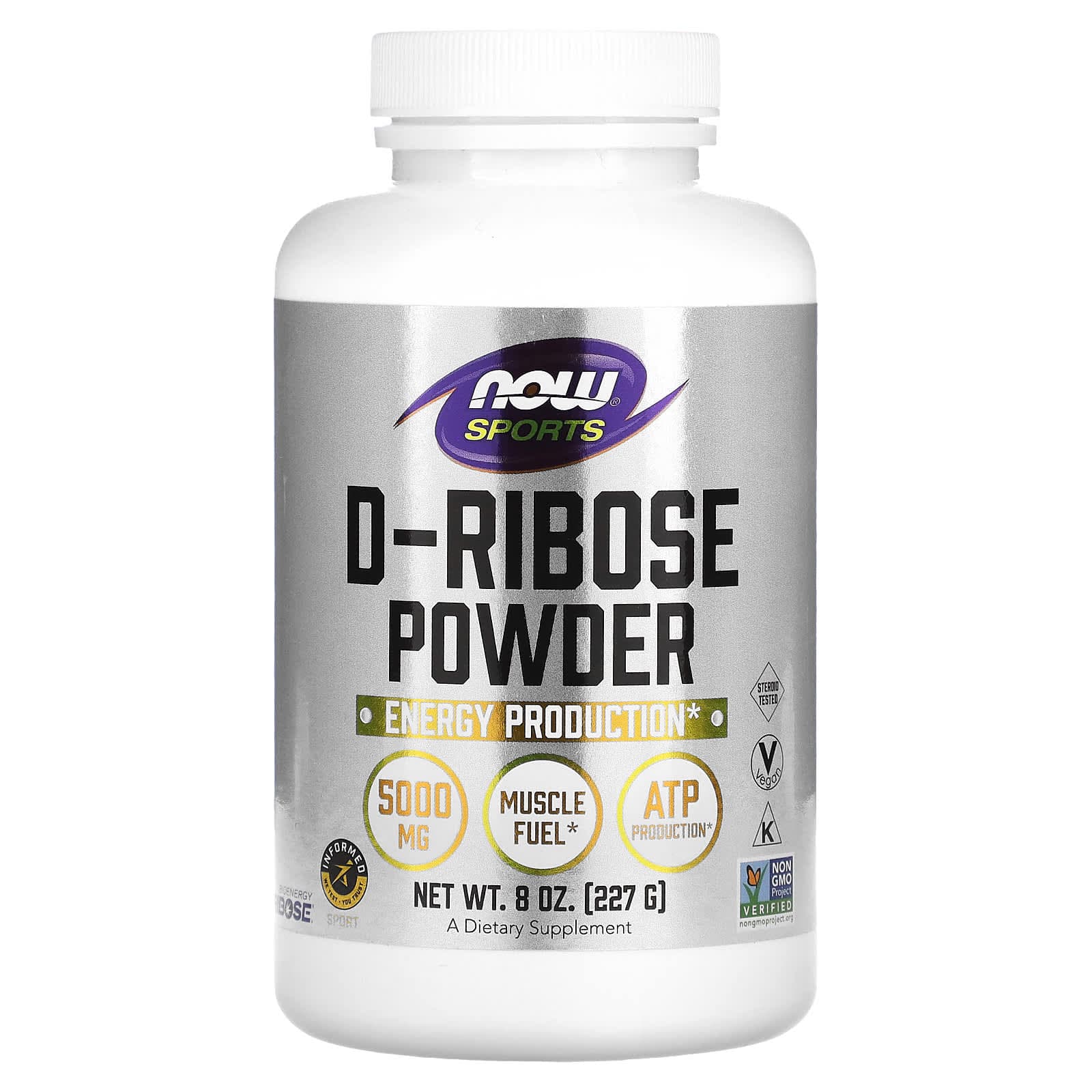 NOW Foods Sports, D-Ribose Powder – 227 g de NOW Foods