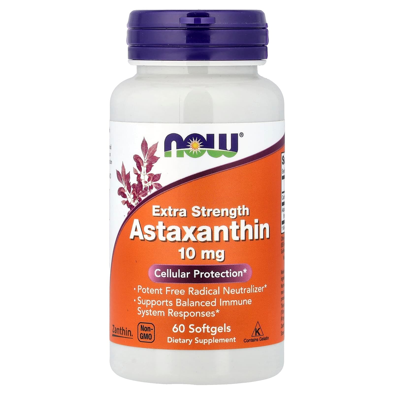 NOW Foods Astaxanthin – 60 capsules molles de NOW Foods