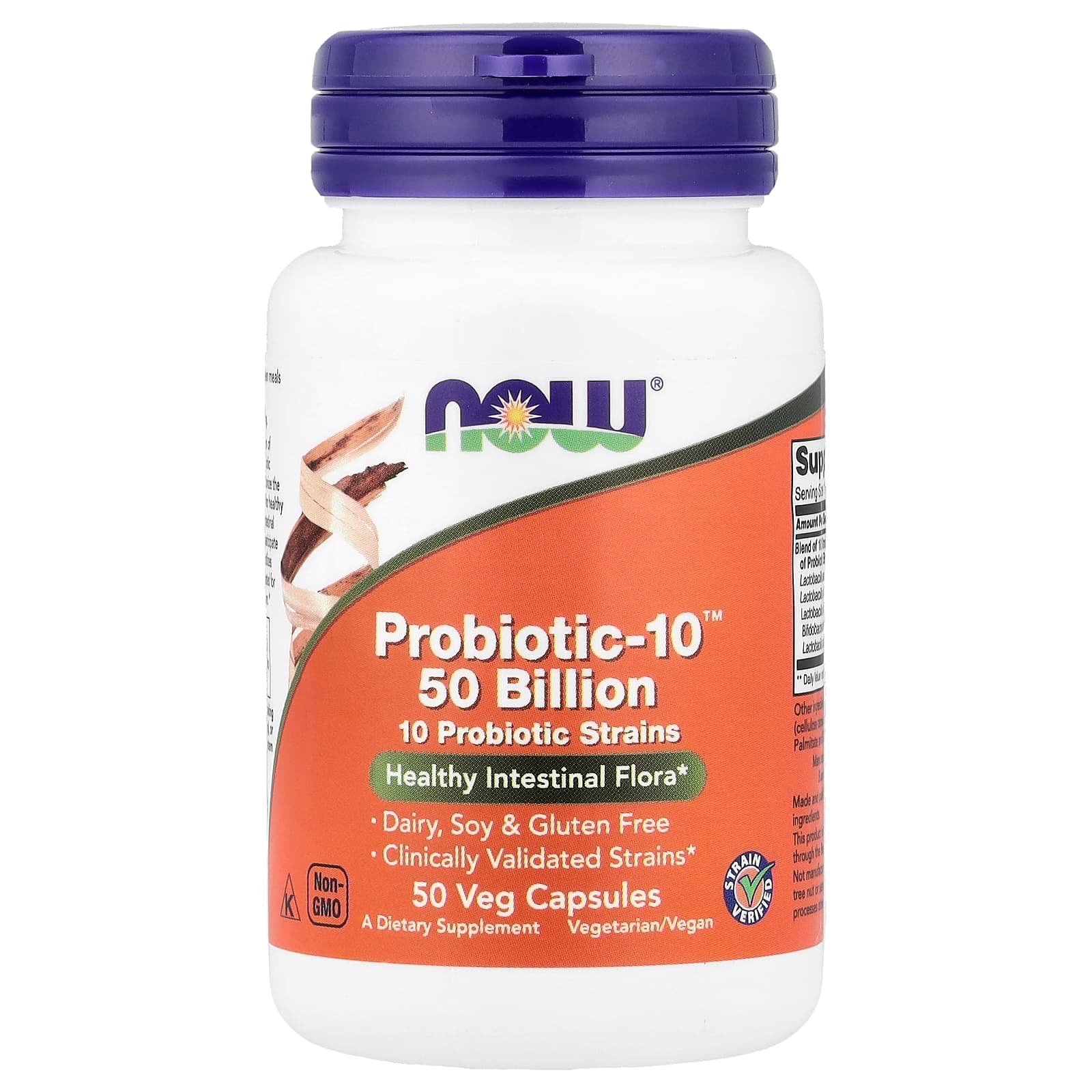 NOW Foods Probiotic-10 – 50 gélules végétales de NOW Foods