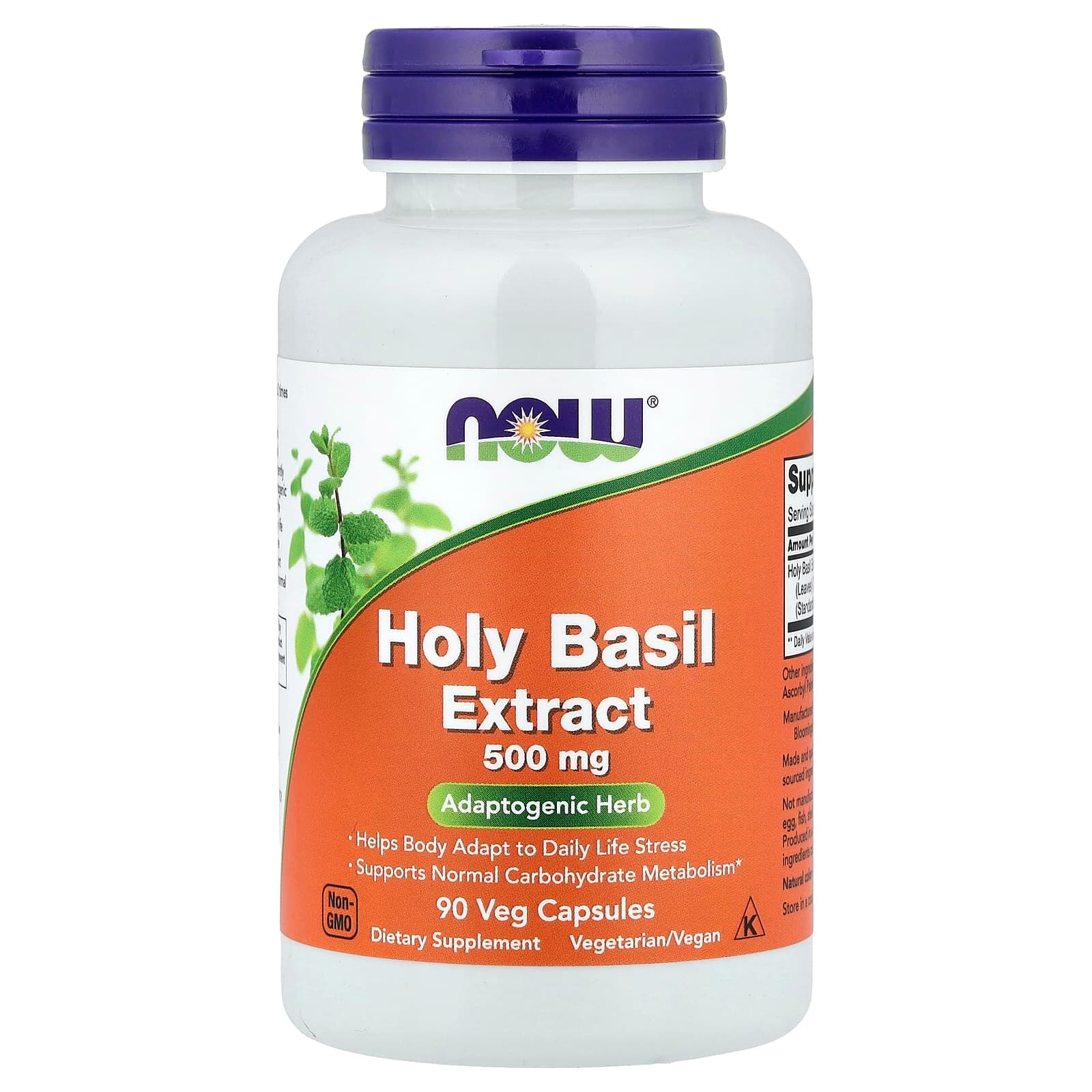 NOW Foods Holy Basil Extract – 90 gélules végétales de NOW Foods