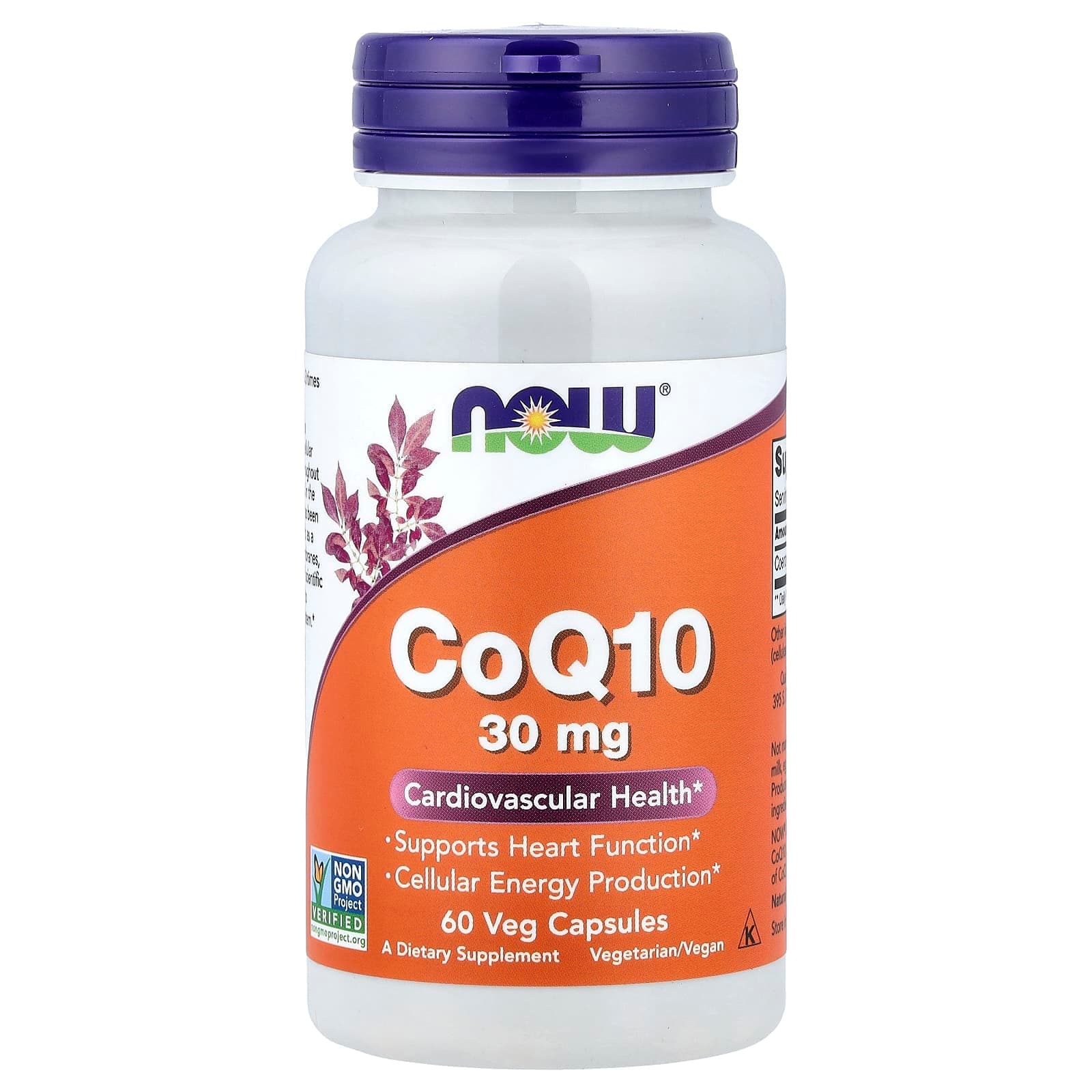 NOW Foods CoQ10 – 60 gélules végétales de NOW Foods