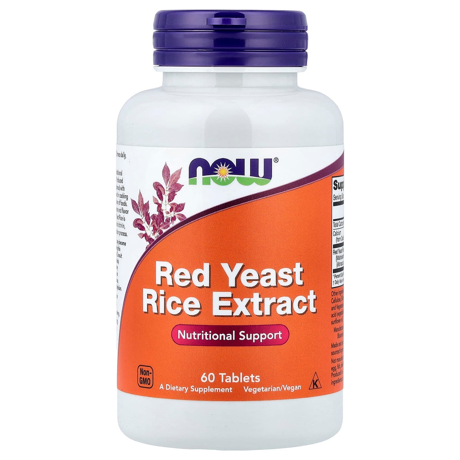 NOW Foods Red Yeast Rice Extract – 60 comprimés de NOW Foods
