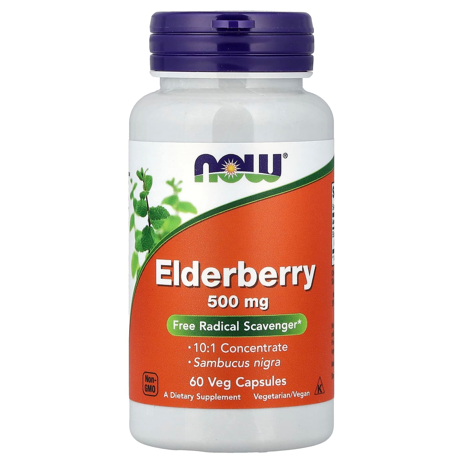 NOW Foods Elderberry – Elderberry – 60 gélules végétales de NOW Foods