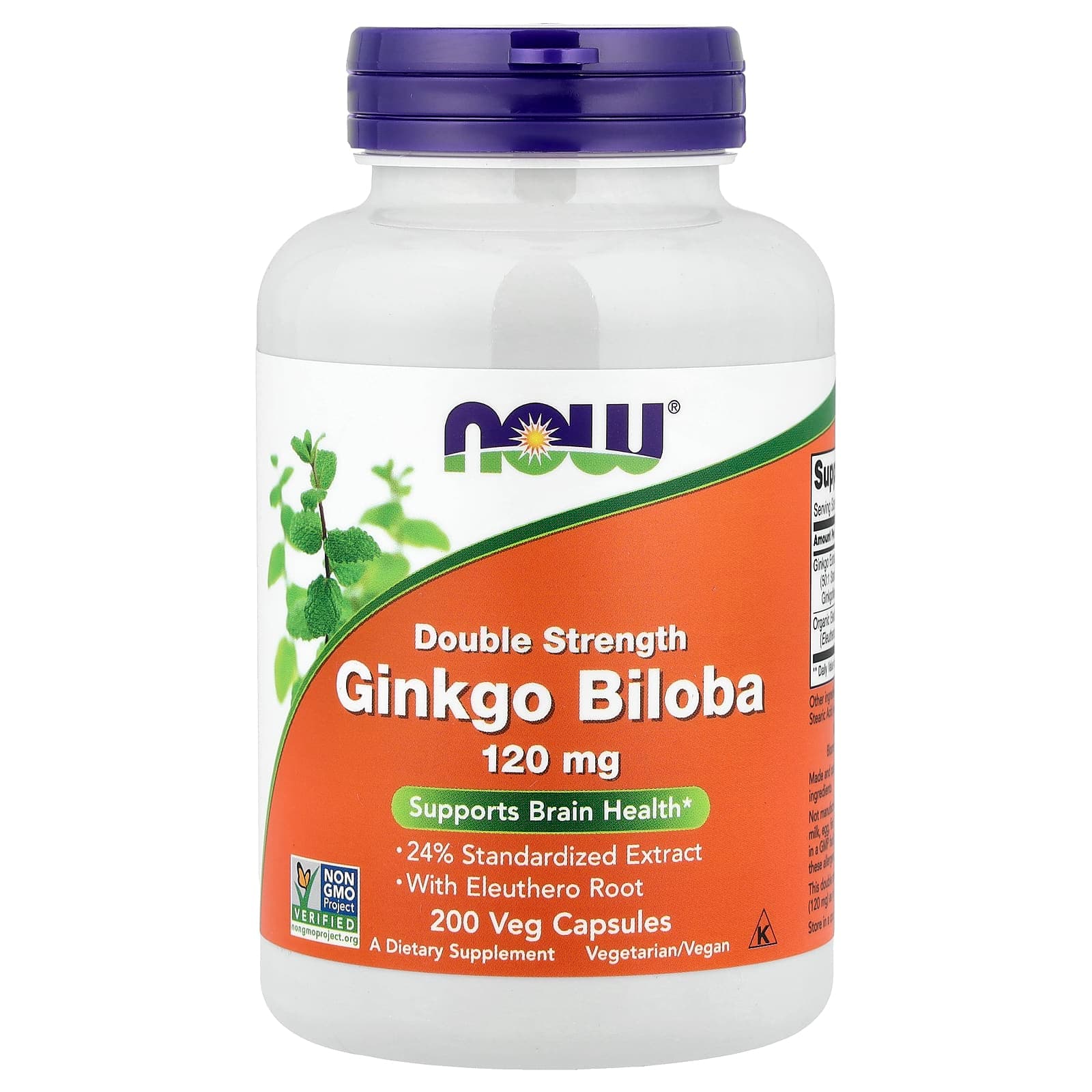 NOW Foods Ginkgo Biloba – 200 gélules végétales de NOW Foods