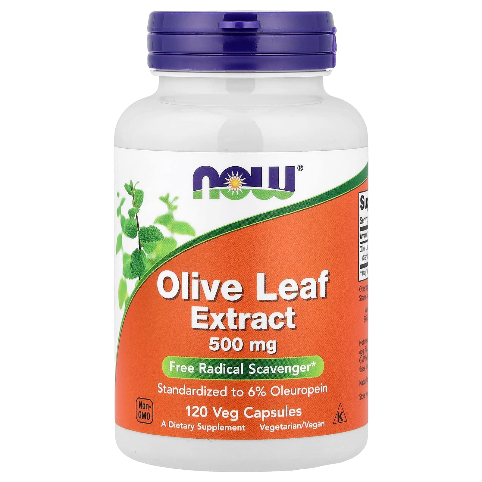 NOW Foods Olive Leaf Extract – 120 gélules végétales de NOW Foods