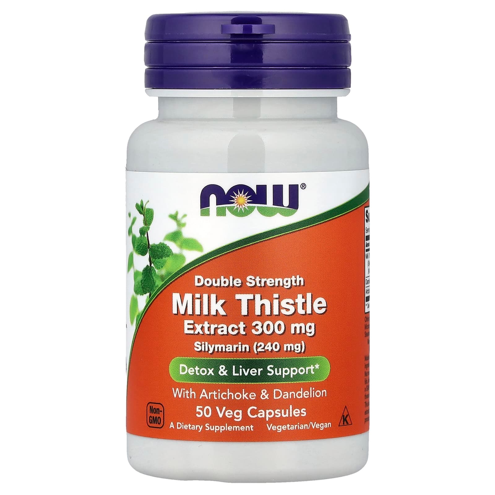 NOW Foods Milk Thistle Extract – 50 gélules végétales de NOW Foods