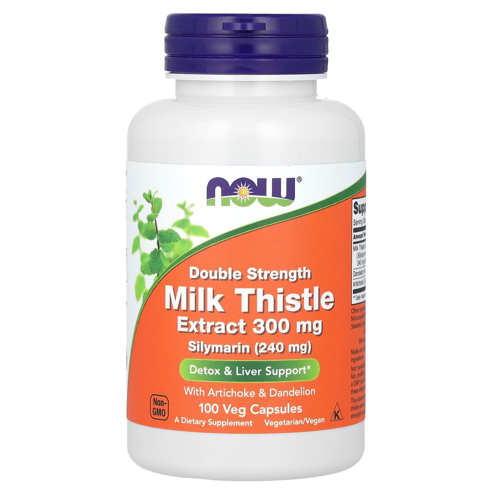 NOW Foods Milk Thistle Extract – 100 gélules végétales de NOW Foods