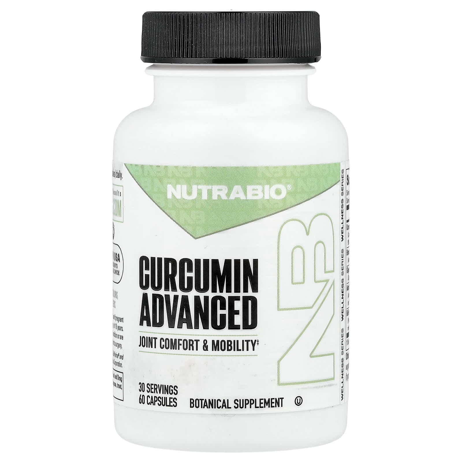 NutraBio Curcumin Advanced – 60 gélules de NutraBio