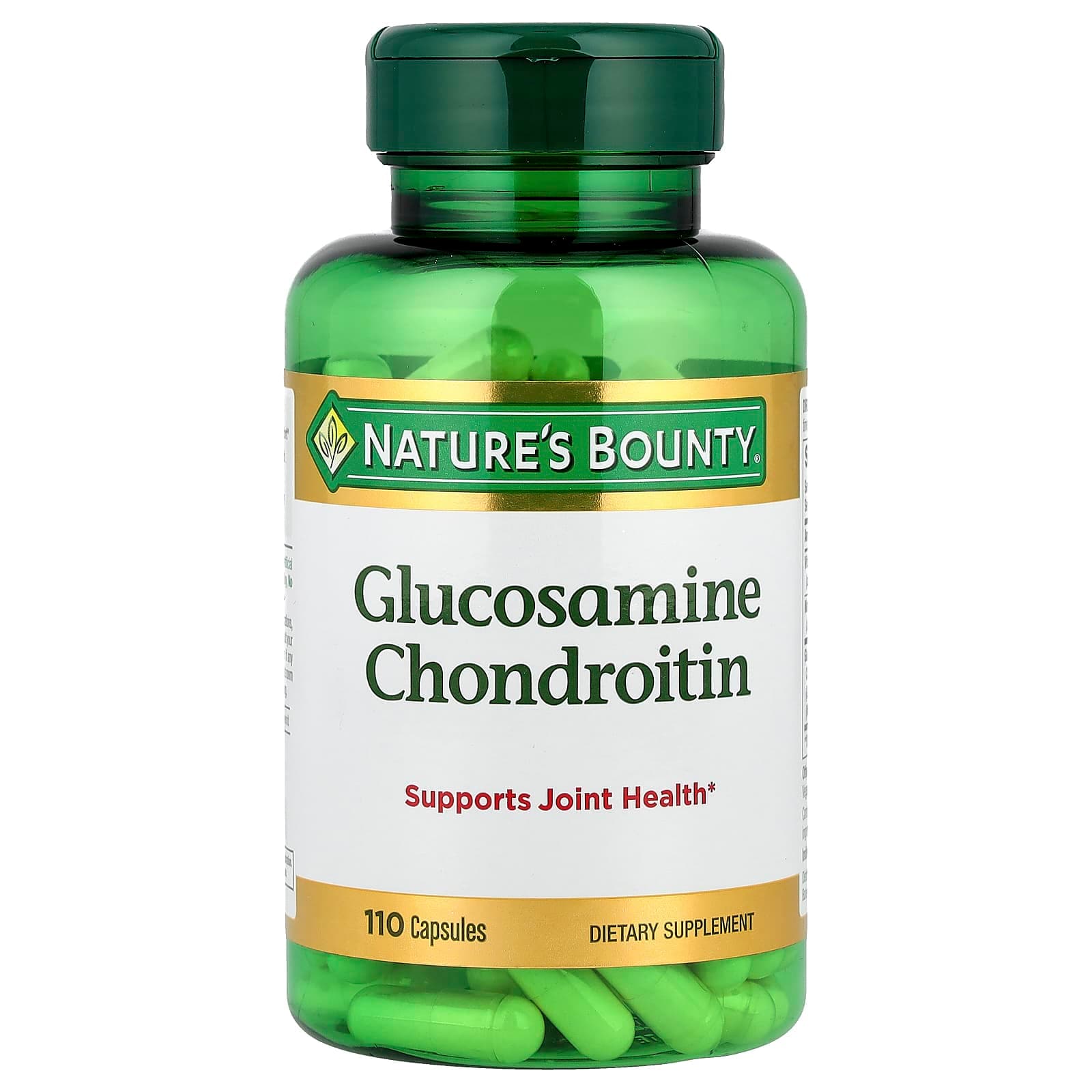 Nature's Bounty Glucosamine Chondroitin – 110 gélules de Nature's Bounty