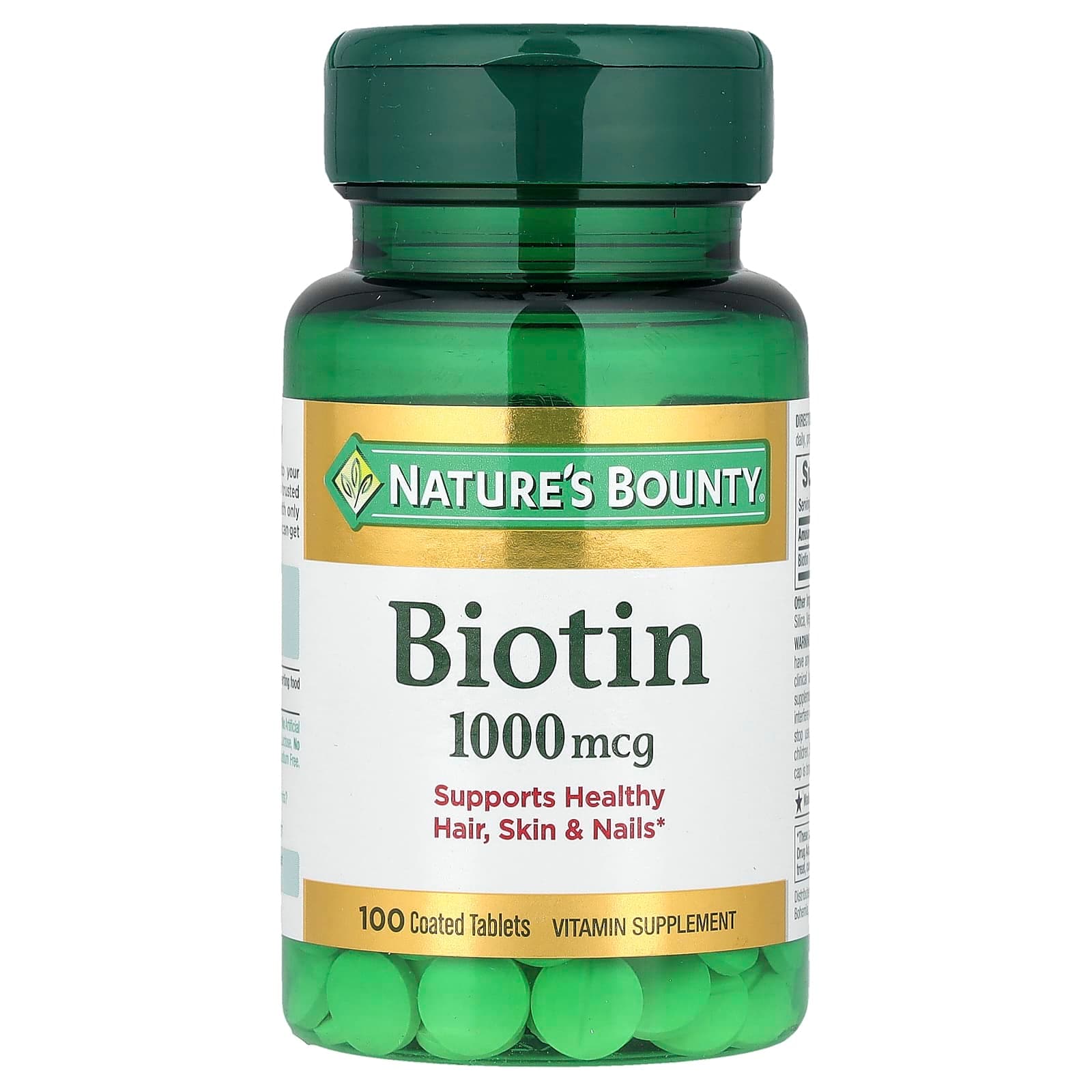 Nature's Bounty Biotin – 1000 µg de Nature's Bounty